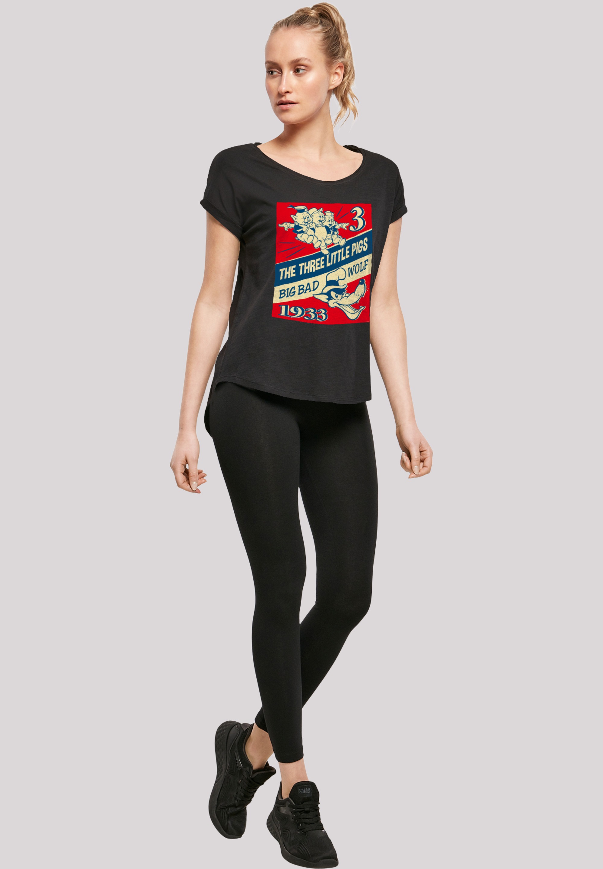 F4NT4STIC T-Shirt »Die Drei Kleinen Schweinchen«, Print