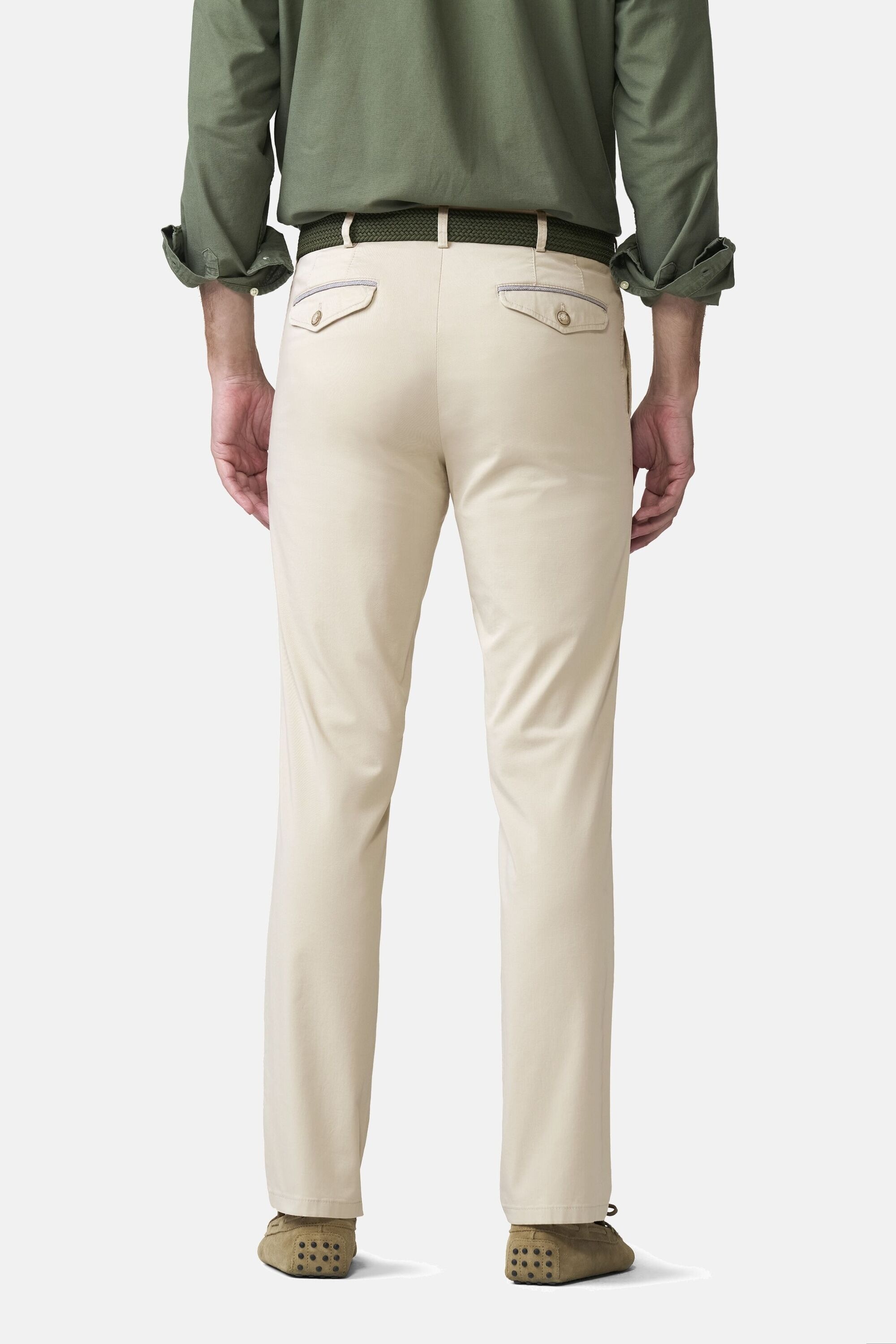 MEYER Chinos »Paris 1-5073«  mit buntem Innenfutter
