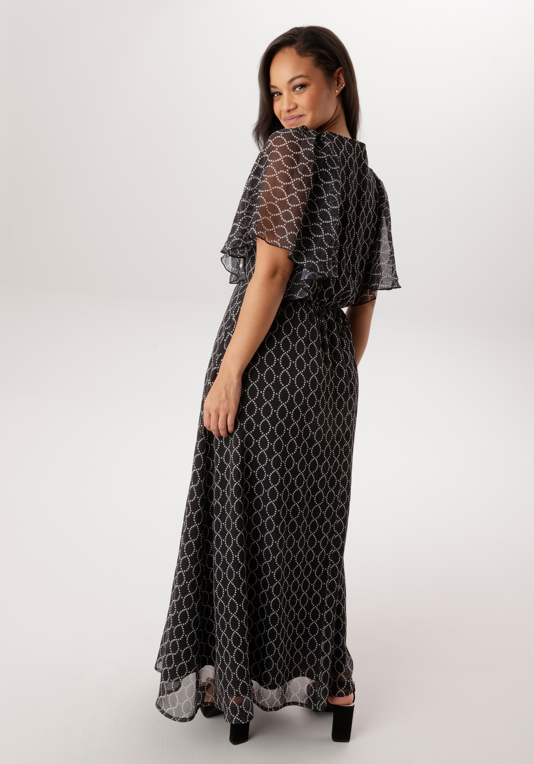 Aniston PLUS Chiffonkleid mit tollem Druck - NEUE KOLLEKTION günstig online kaufen