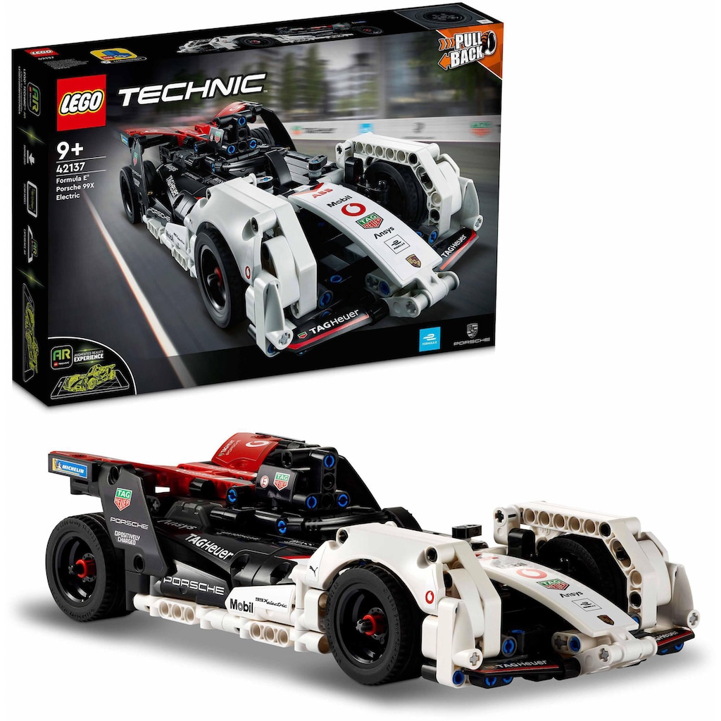 LEGO® Konstruktionsspielsteine »Formula E® Porsche 99X Electric (42137), LEGO® Technic«, (422 St.)