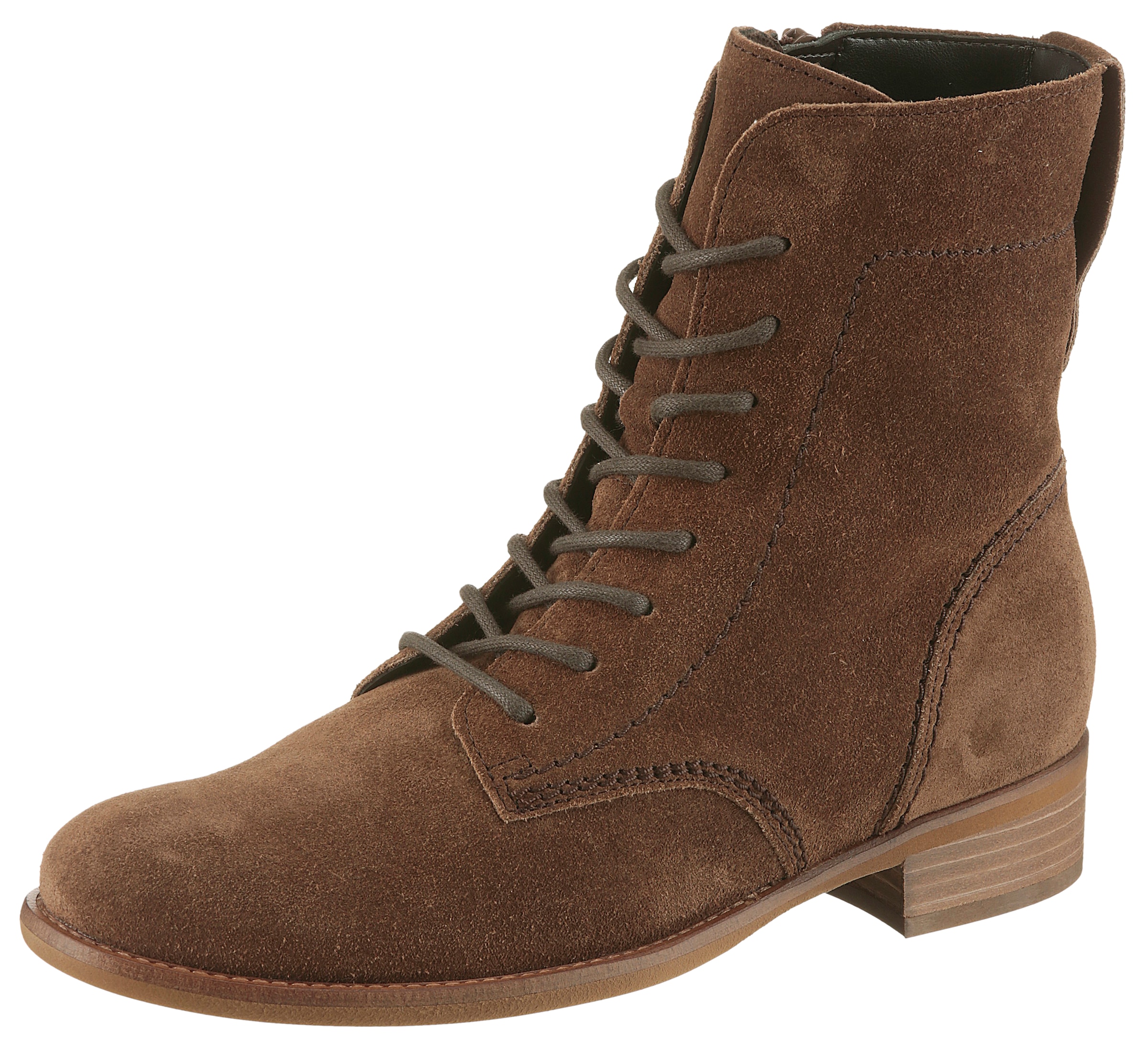 Gabor Schnürstiefelette, Blockabsatz, Schnürboots, Herbtboots mit herausneh günstig online kaufen