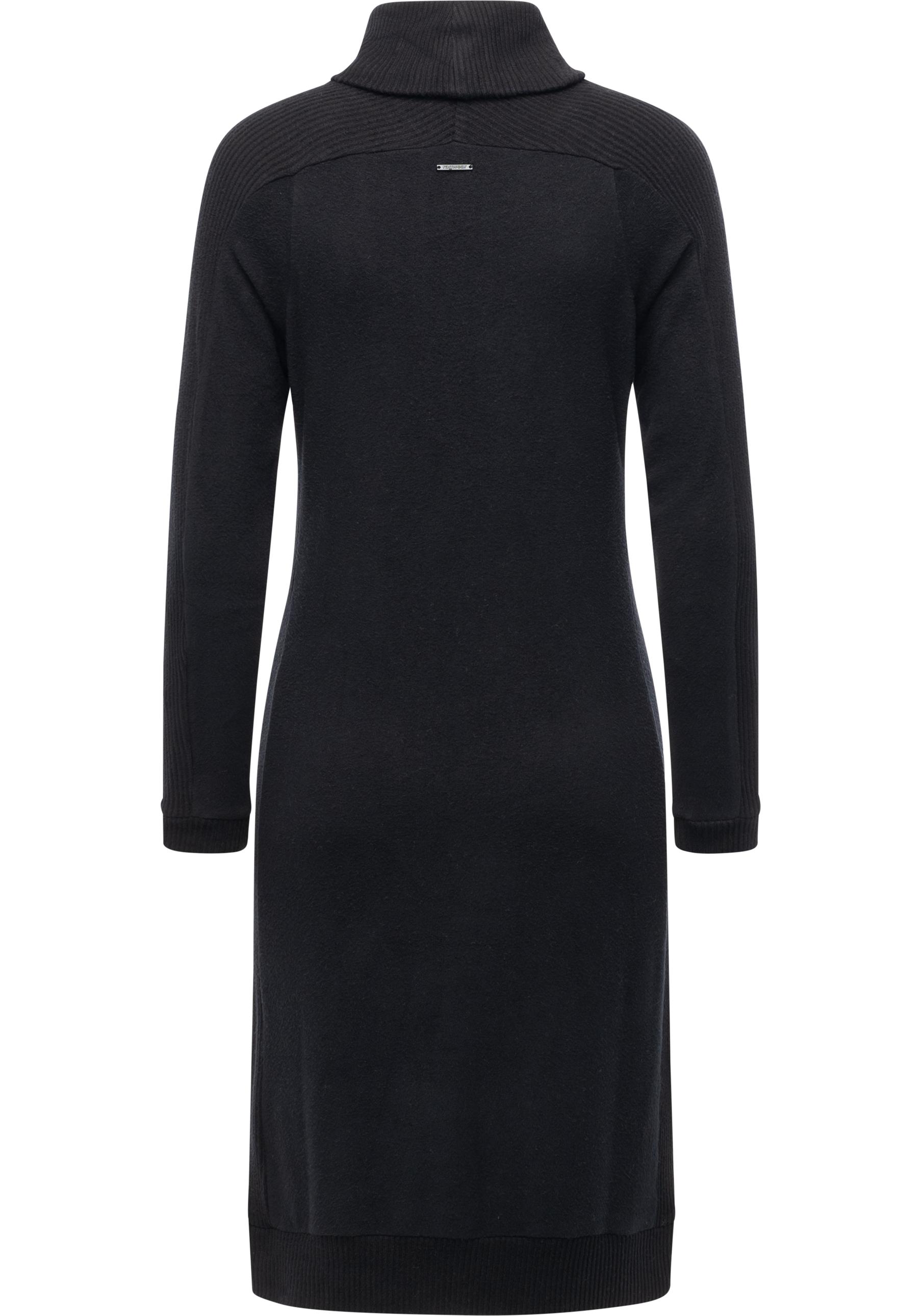 Thumbnail - Ragwear Jerseykleid "Peona" Ohne Taschen Modisches Damen Pulloverkleid mit Rollkragen