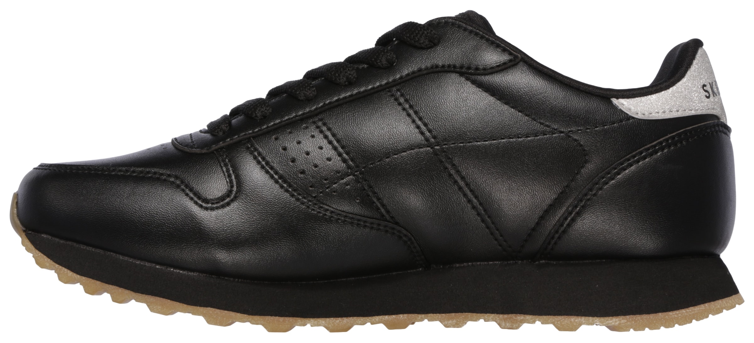 Skechers Sneaker »OG 85 - OLD SCHOOL COOL vegan«, mit Glitzer, Freizeitschuh, Halbschuh, Schnürschuh