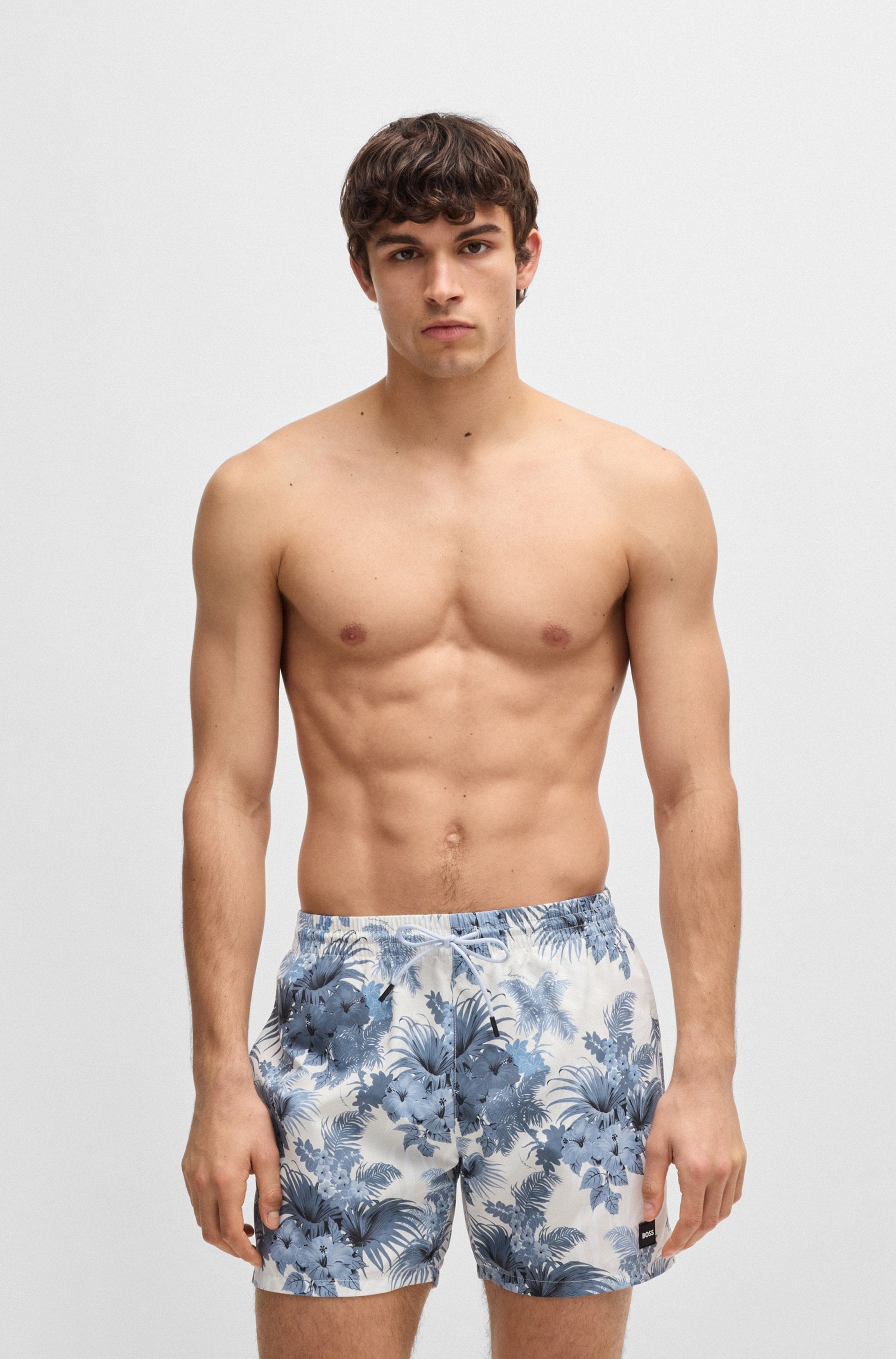 BOSS Badeshorts "Piranha", mit buntem Alloverdruck günstig online kaufen