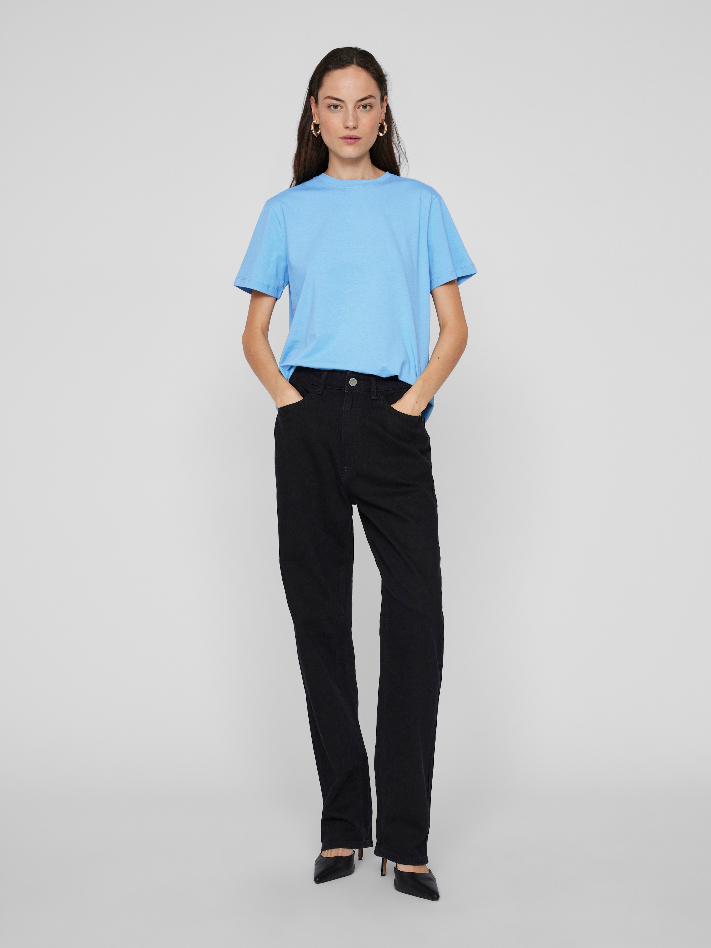 Vila Kurzarmshirt »VINORA S/S T-SHIRT - NOOS«