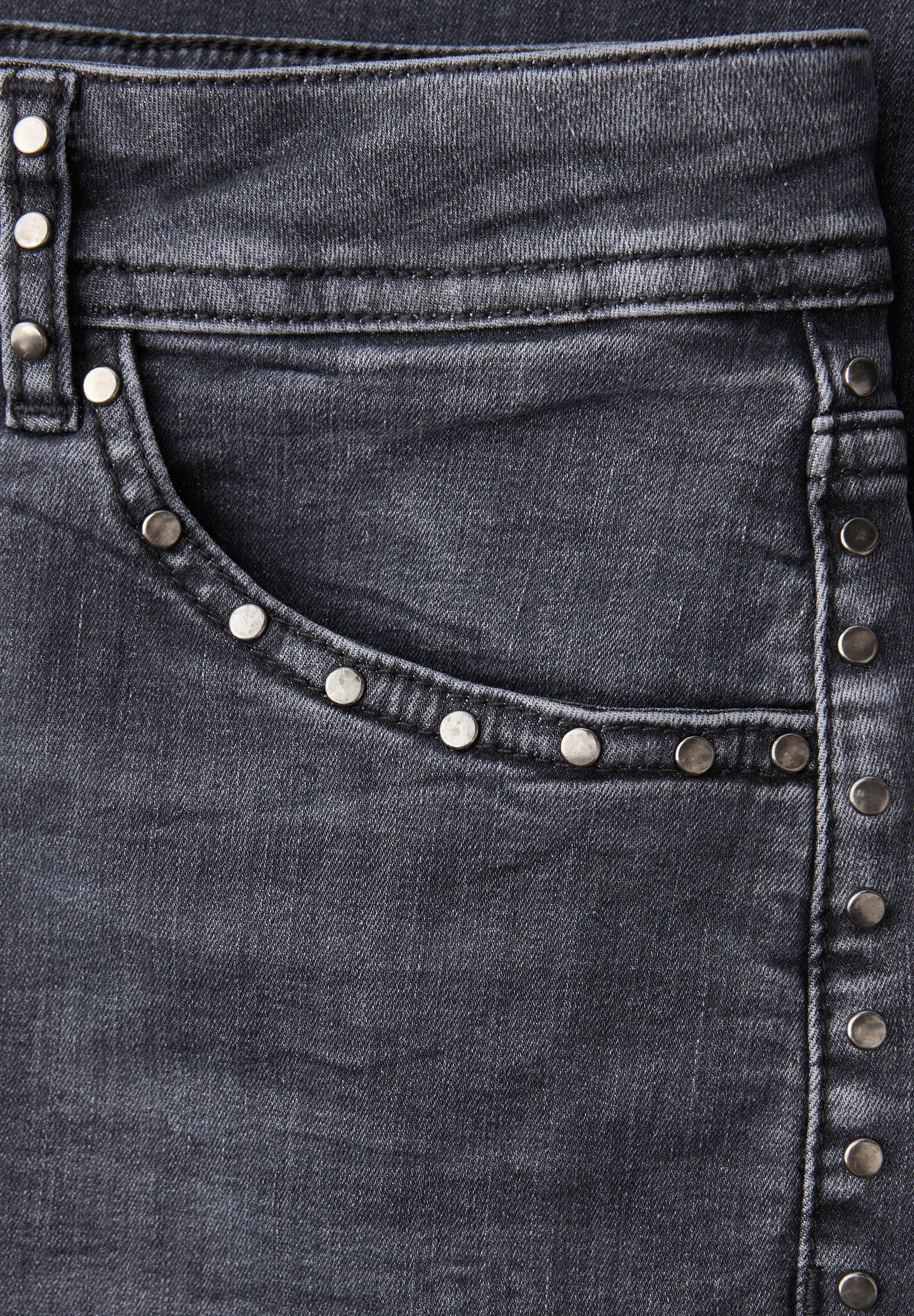 STREET ONE Weite Jeans »Style Wideleg« mit Glitzer-Details