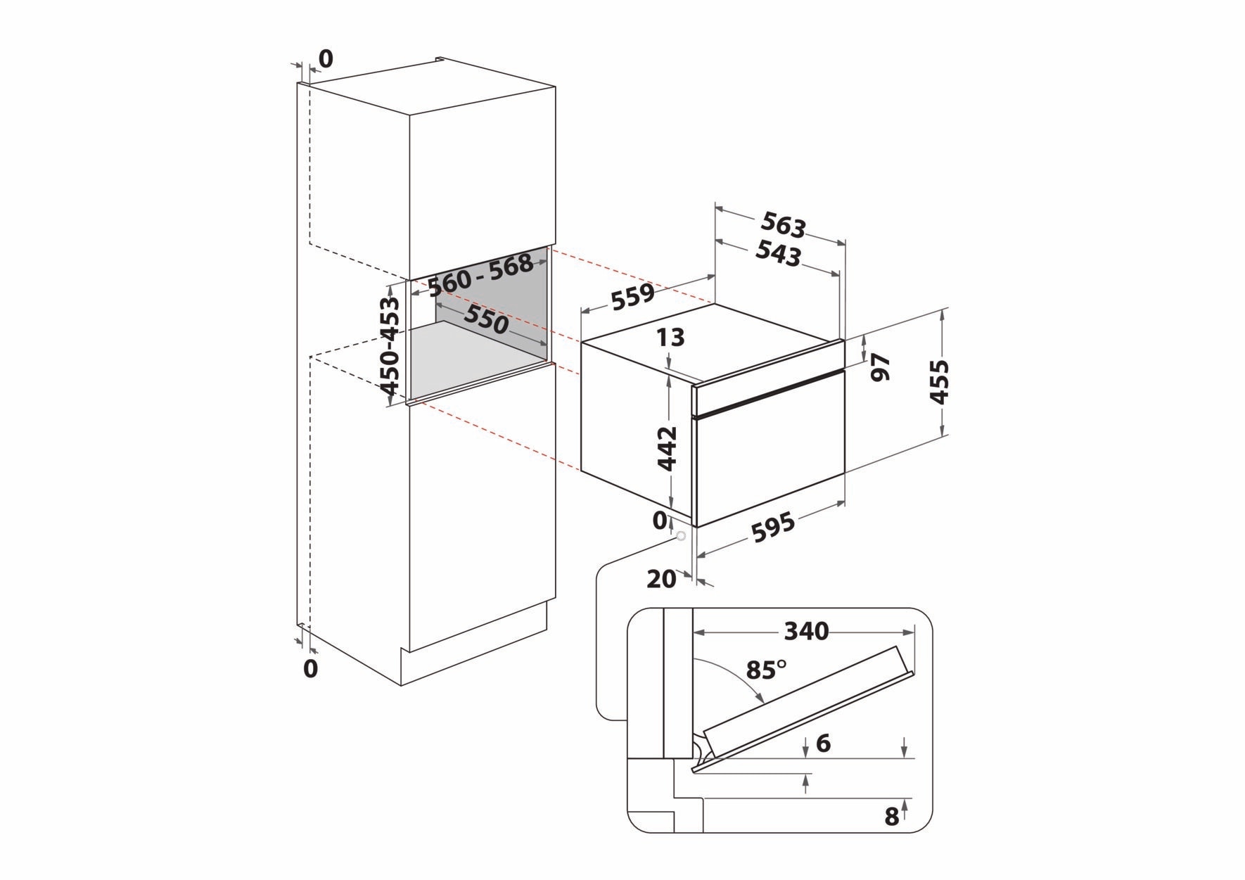 BAUKNECHT Backofen mit Mikrowelle »BCW56HMSK« mit Hydrolyse SoftClose-Tür, Dynamic Steam, Schnellstart, Brot-Auftaufunktion