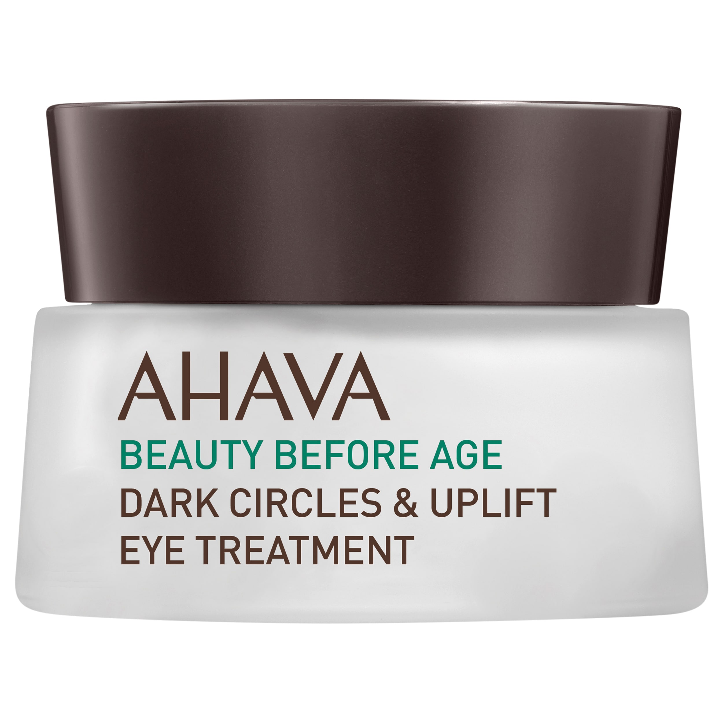 AHAVA Augencreme "DARK CIRCLES & UPLIFT EYE TREATMENT" mit Mineralien aus dem Toten Meer, vegan, frei von Parabenen
