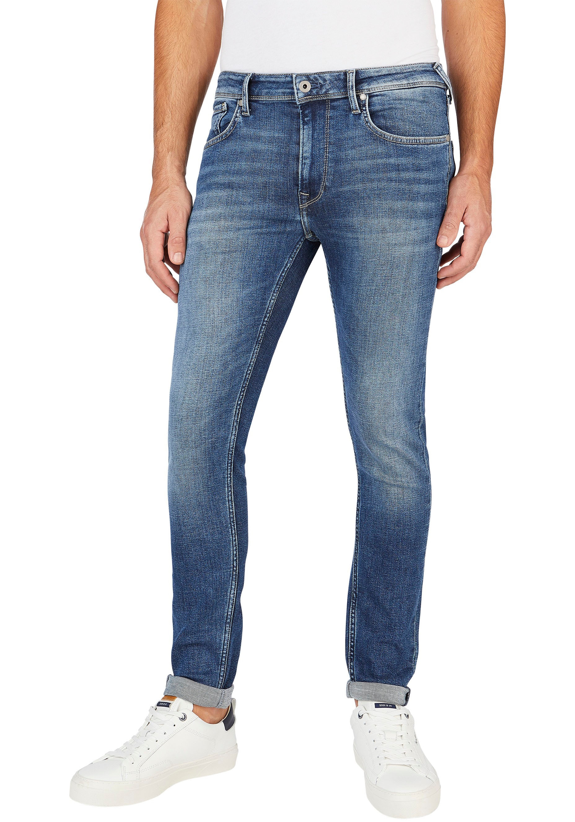 Pepe Jeans Slim-fit-Jeans "FINSBURY", Baumwoll-Stretch günstig online kaufen