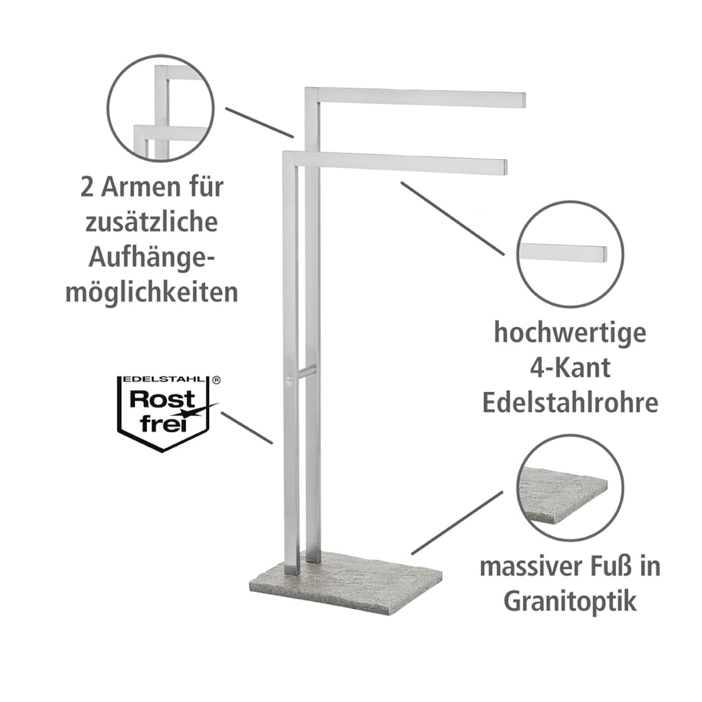 WENKO Handtuchständer »Granit«