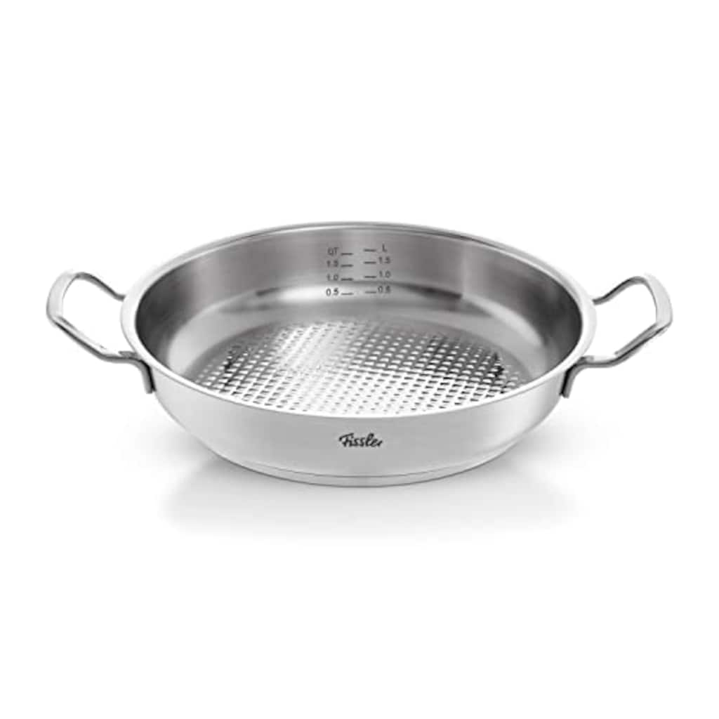 Fissler Topf-Set »Original-Profi Collection®«, Edelstahl 18/10, (Set, 5 tlg., Kochtopf 16/20/24 + Bratentopf 20cm + Servierpfanne 24cm)