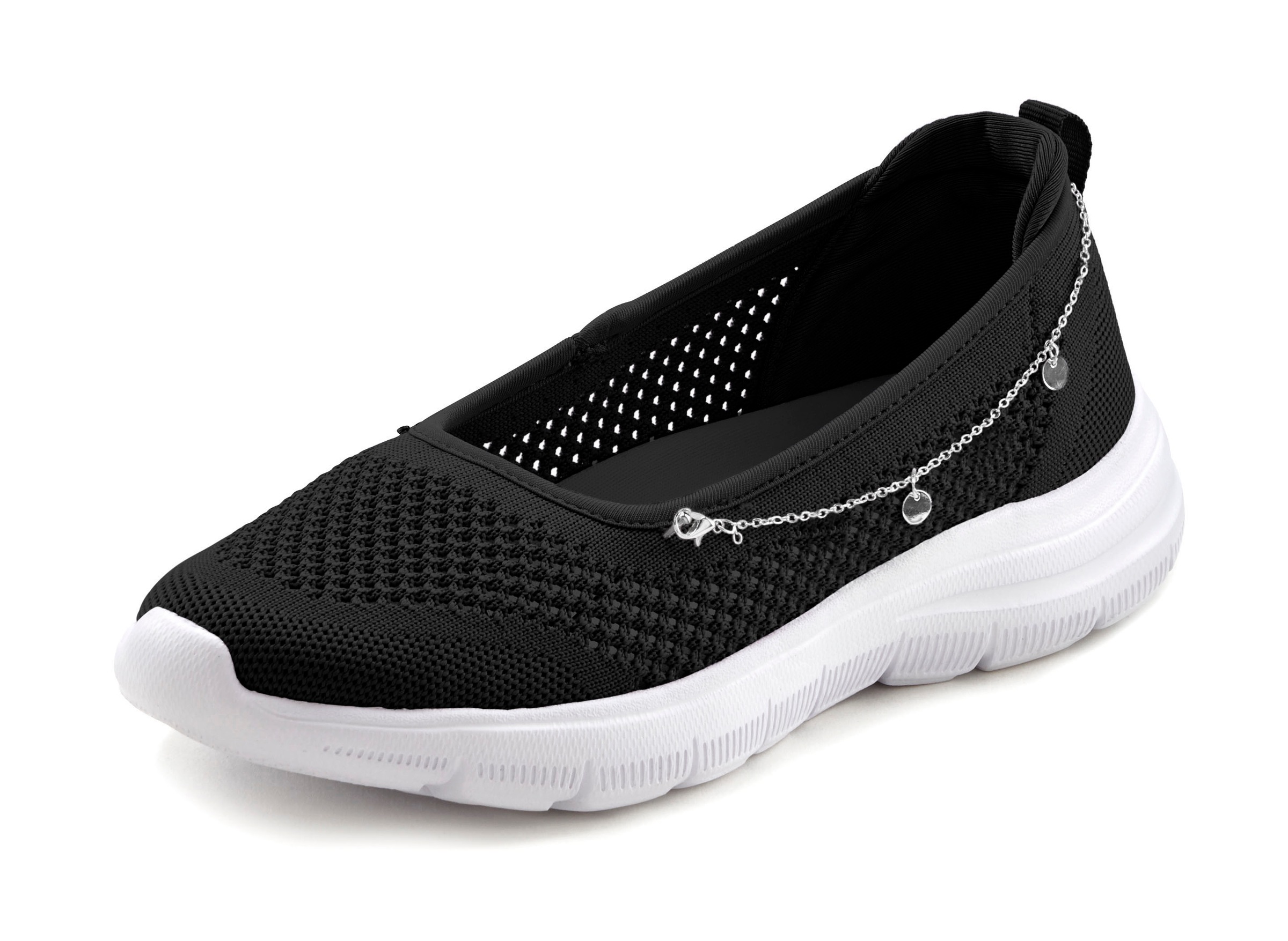 LASCANA Sneaker "Slip-On-Sneaker, Freizeitschuh, Slipper," Ballerina, Halbs günstig online kaufen