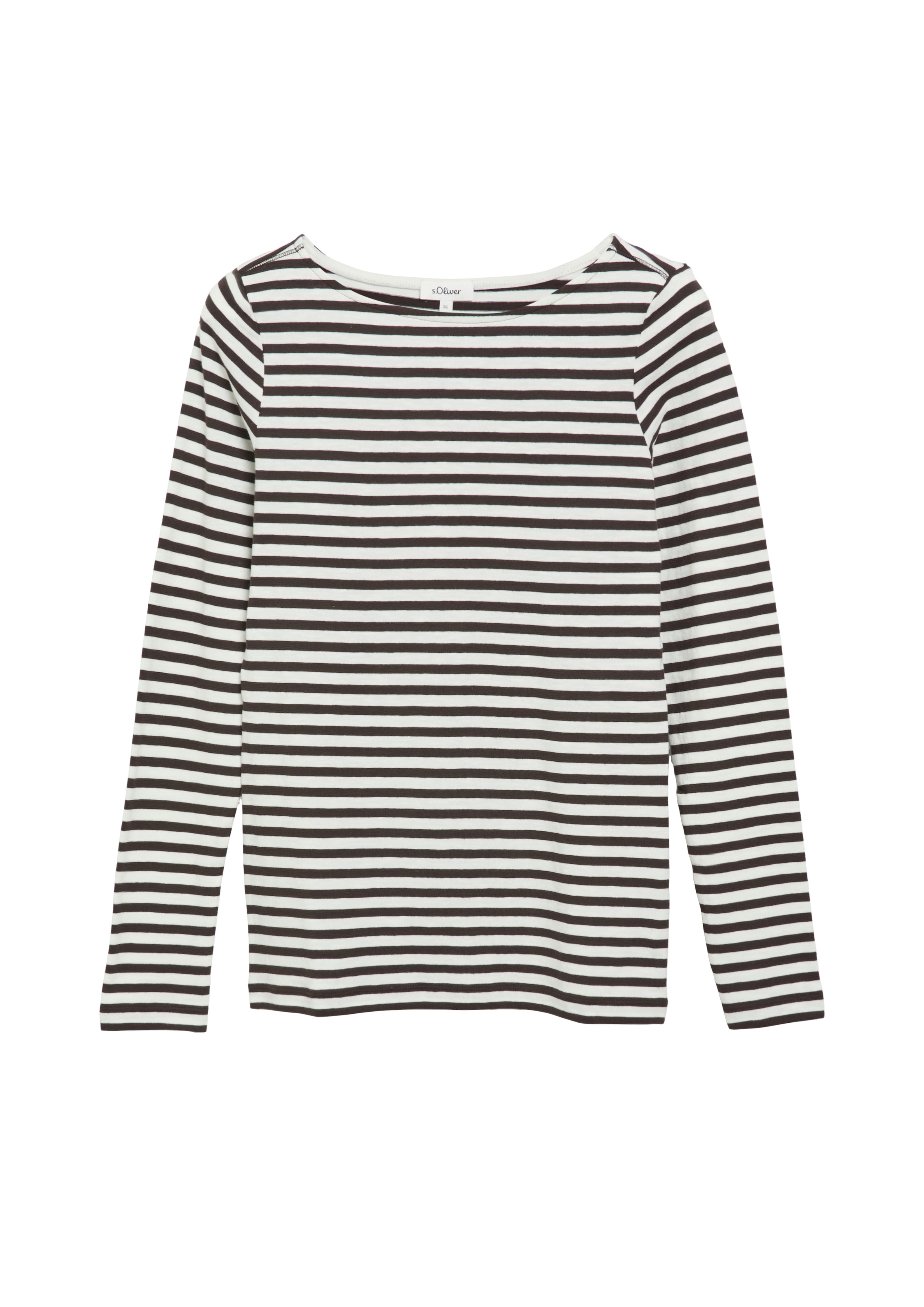 s.Oliver Langarmshirt im Streifen-Muster