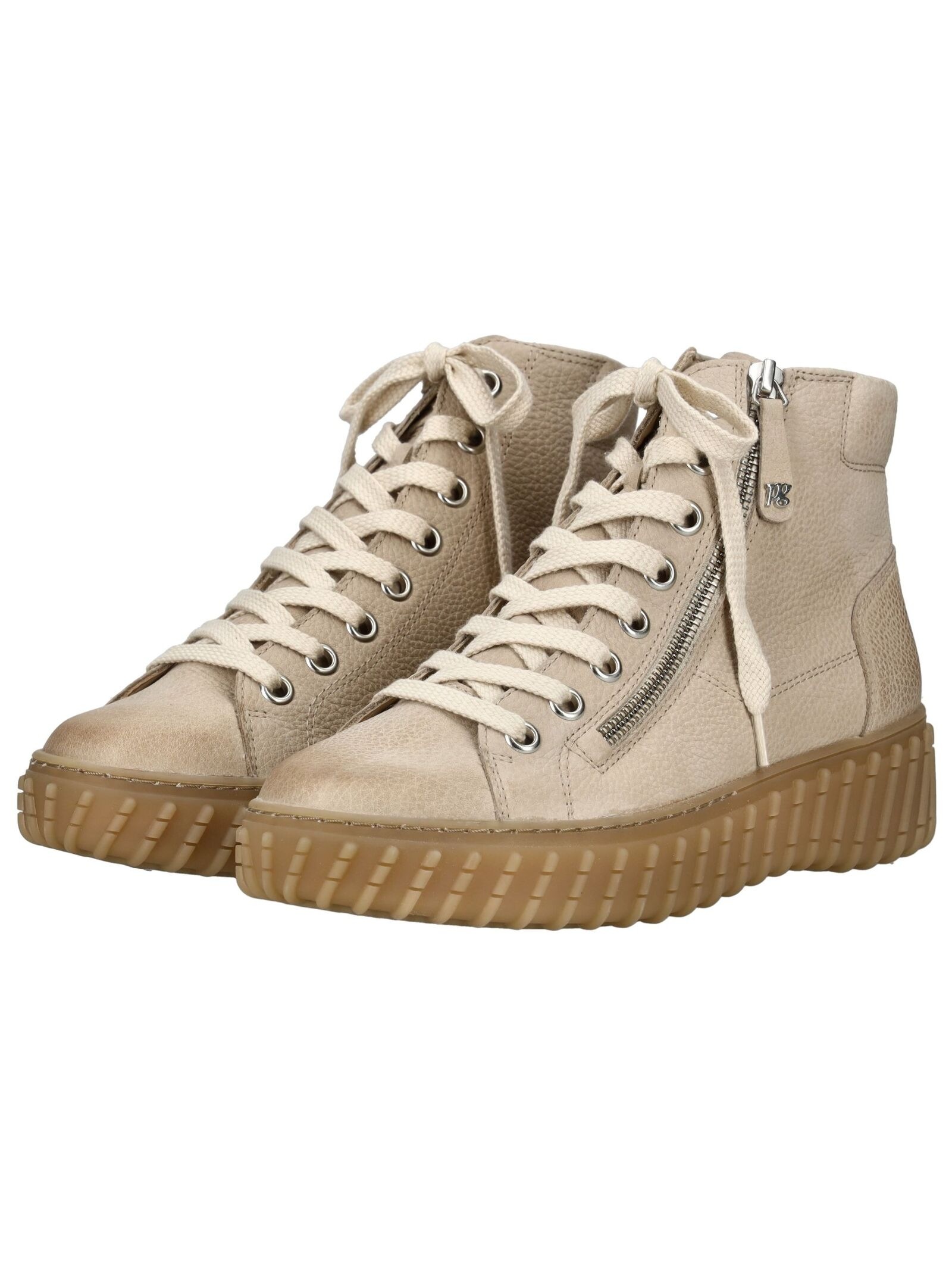 Paul Green Stiefelette Ankle Boots Beige Size 38.5 3