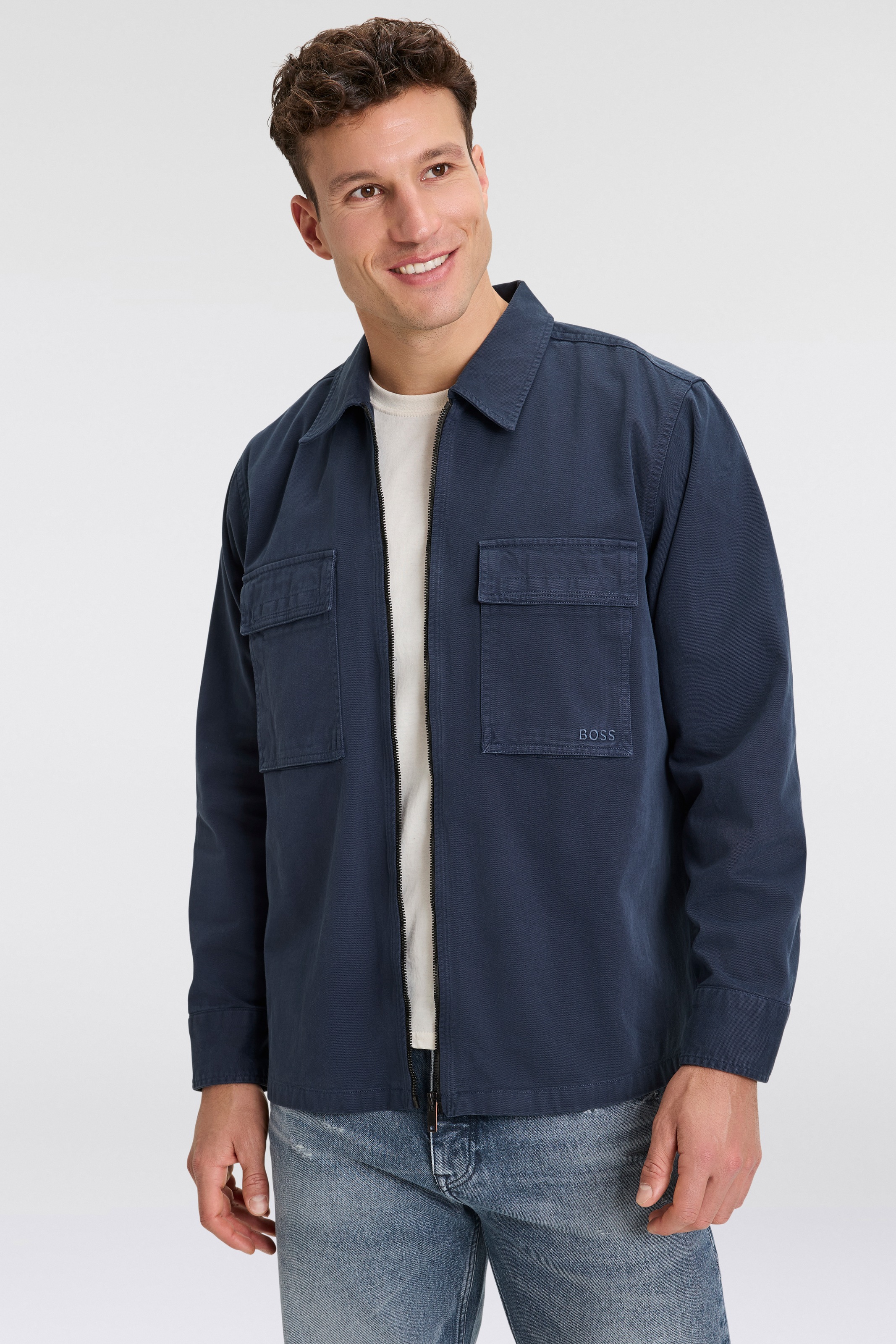 BOSS ORANGE Cargojacke "Lovel" mit aufgesetzten Taschen günstig online kaufen