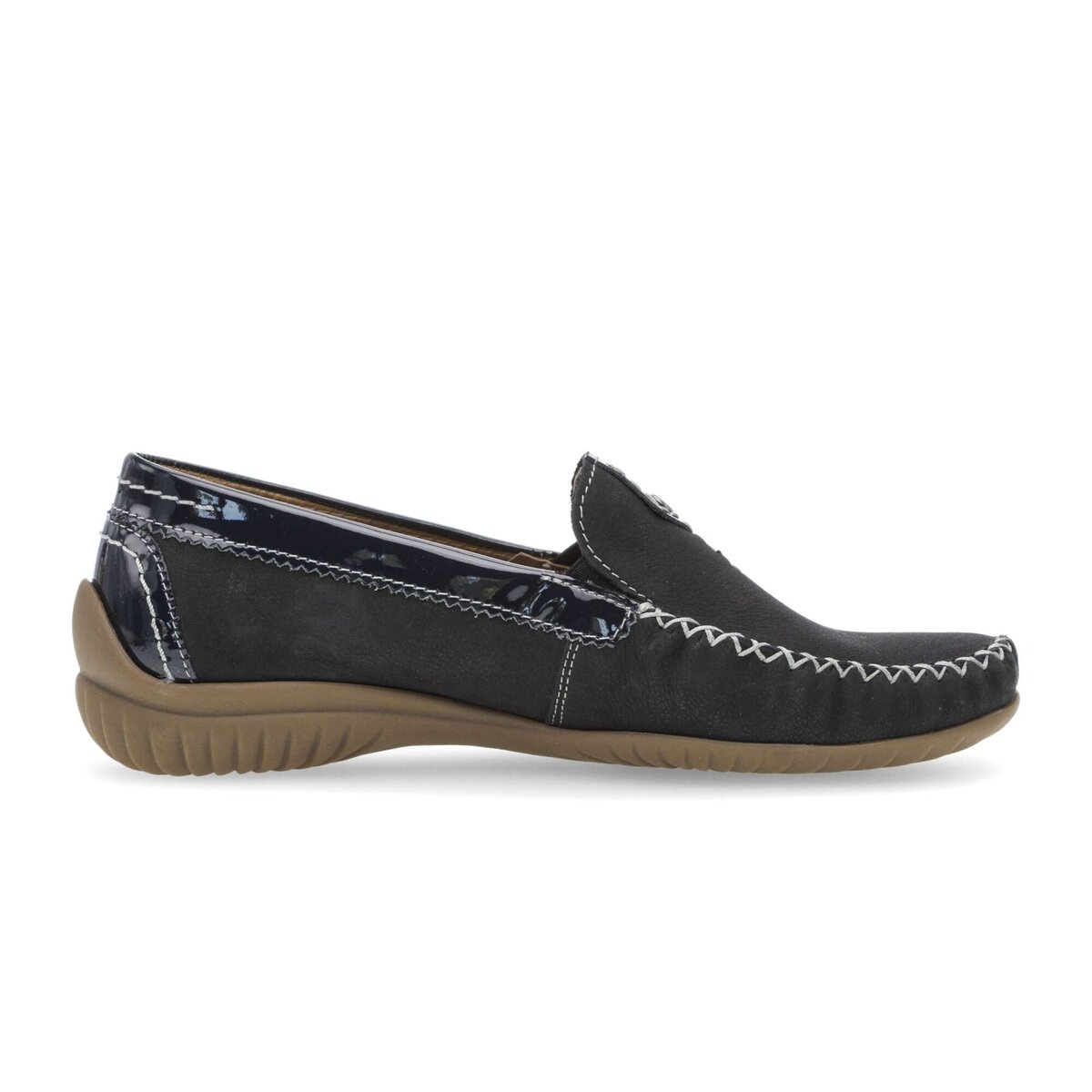 Mokassin GABOR "Mokassin", Damen, Gr. 41, blau, Schuhe Mokassin 5