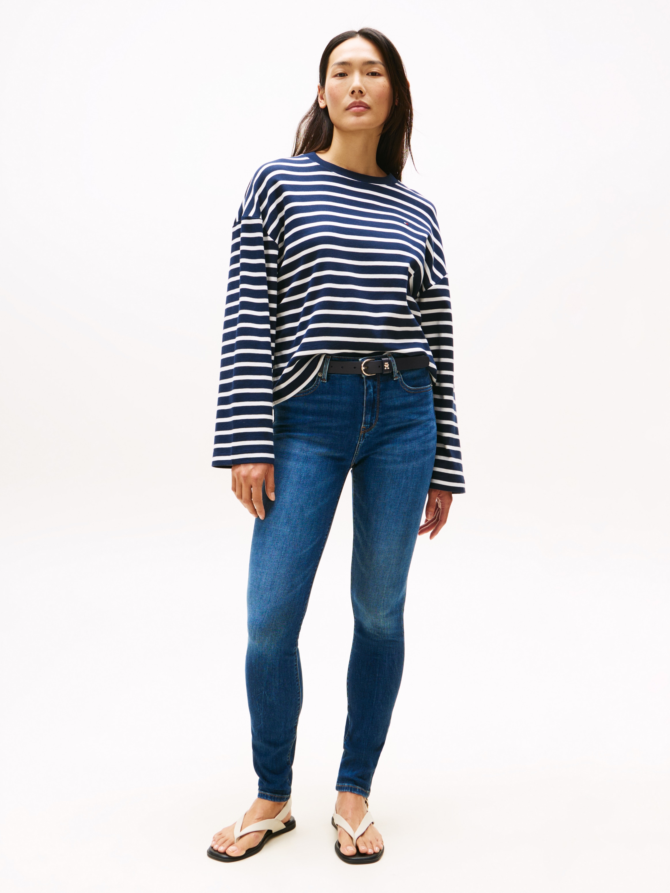 Tommy Hilfiger High-waist-Jeans »DNM FLO WIDE LEG HW«