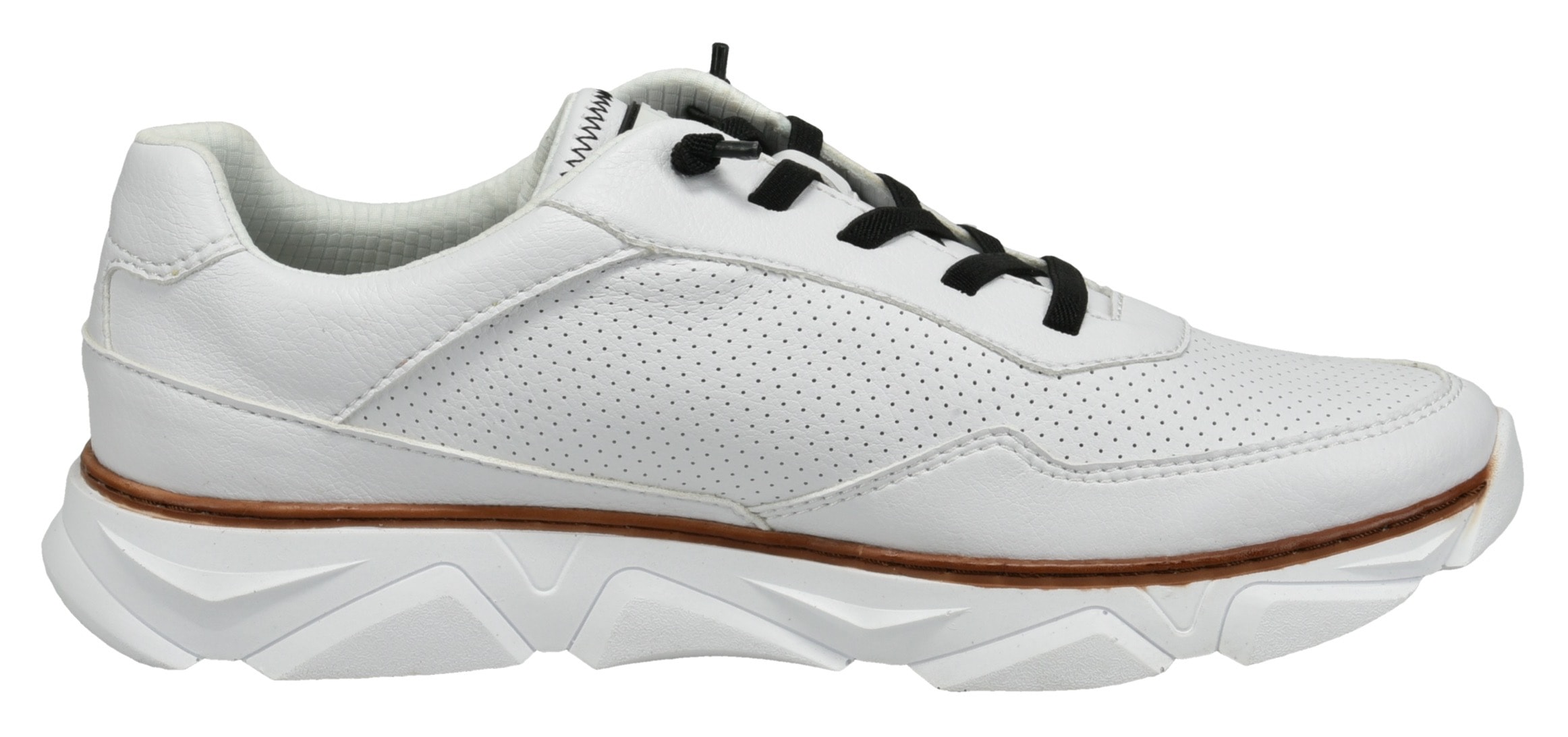 bugatti Slip-On Sneaker, Freizeitschuh, Halbschuh, Slipper mit Kontrast-Rahmenbesatz