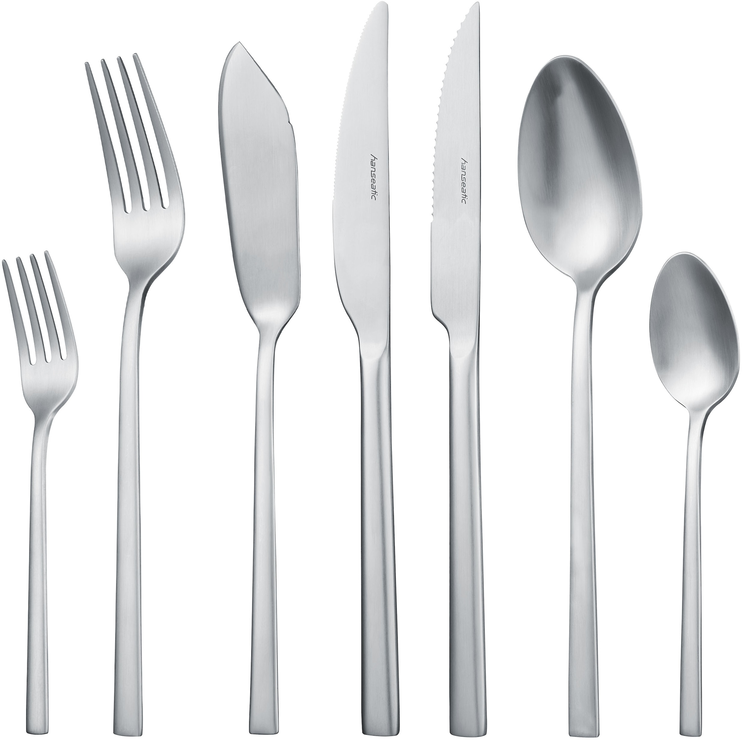 Hanseatic Besteck-Set "SMART, in matter Optik" leichtes und minimalistische günstig online kaufen