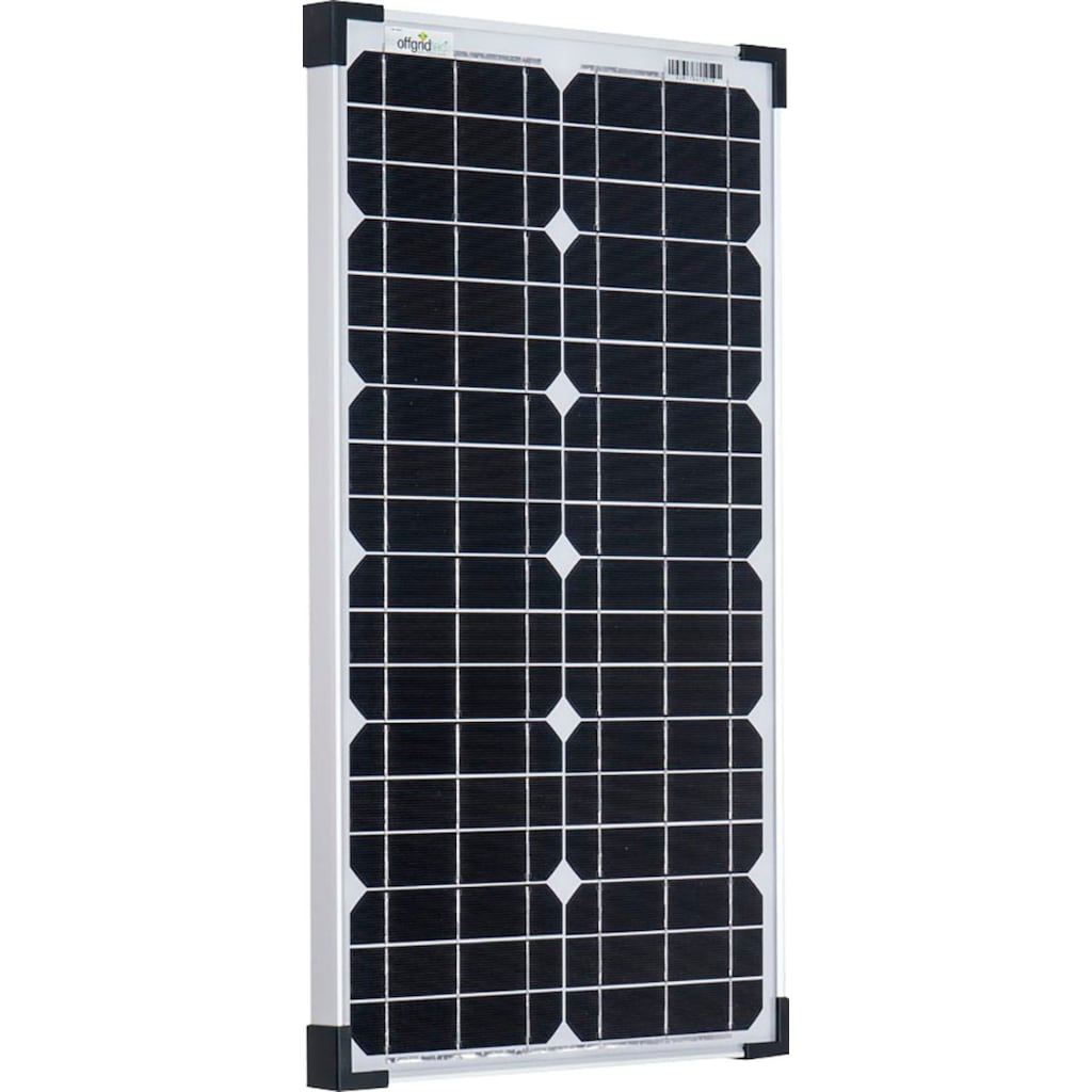 offgridtec Solarmodul »30W MONO 12V Solarpanel«