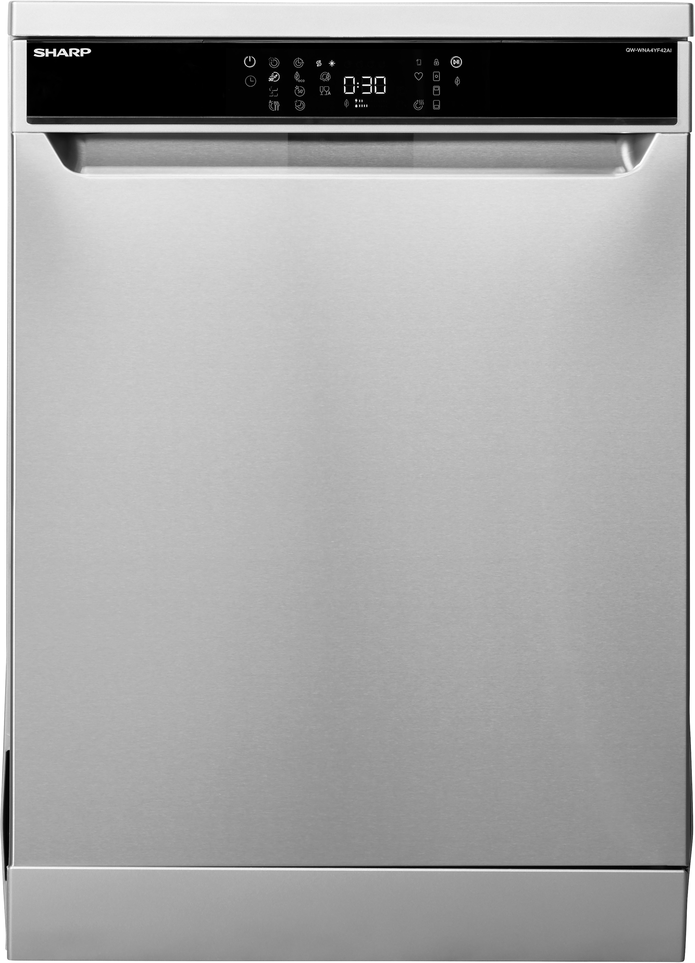 Sharp Standgeschirrspüler "QW-WNA4YF42AI-DE" 9 l 14 Maßgedecke WIFI Steueru günstig online kaufen