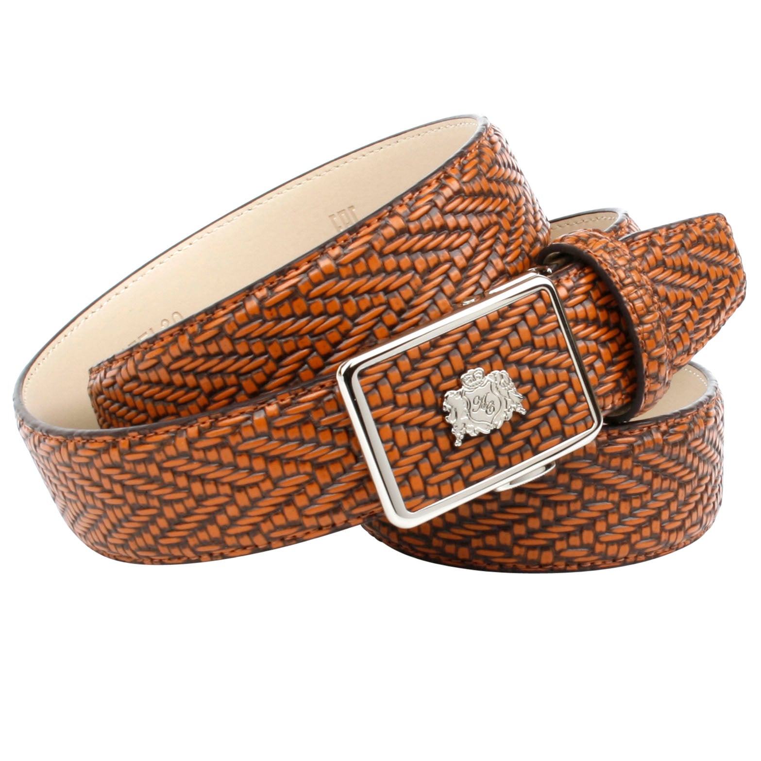 Anthoni Crown Ledergürtel, mit kleinem Emblem auf der Schließe online  kaufen | BAUR