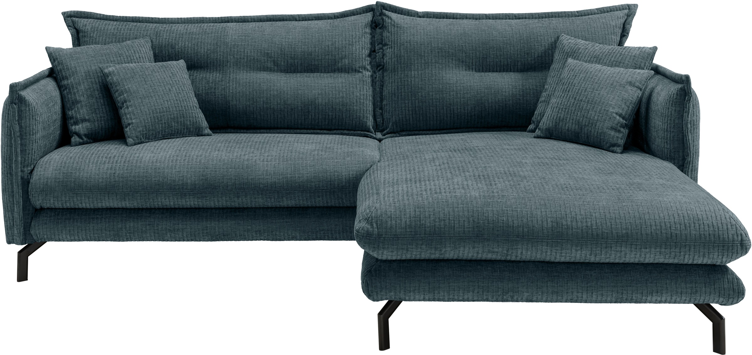 Home affaire Ecksofa "LAVA Breite 255 cm, modern und elegant, aktuelle Kiss günstig online kaufen