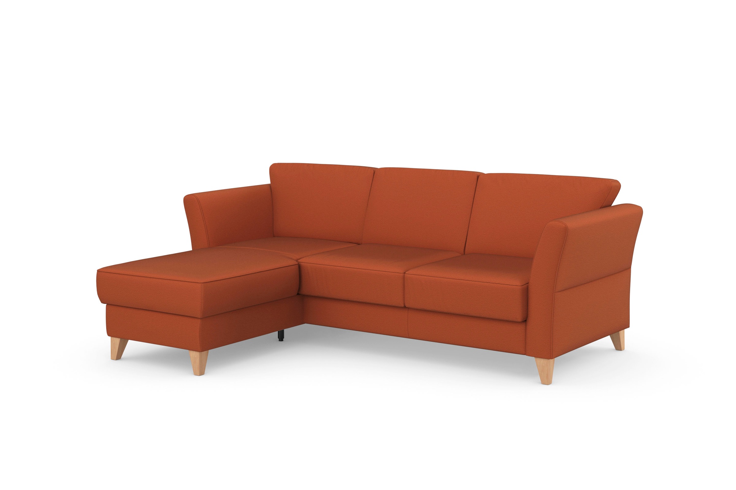 Thumbnail - sit&more Ecksofa "Visby L-Form", Wahlweise mit Bettfunktion und Bettkasten, frei im Raum stellbar