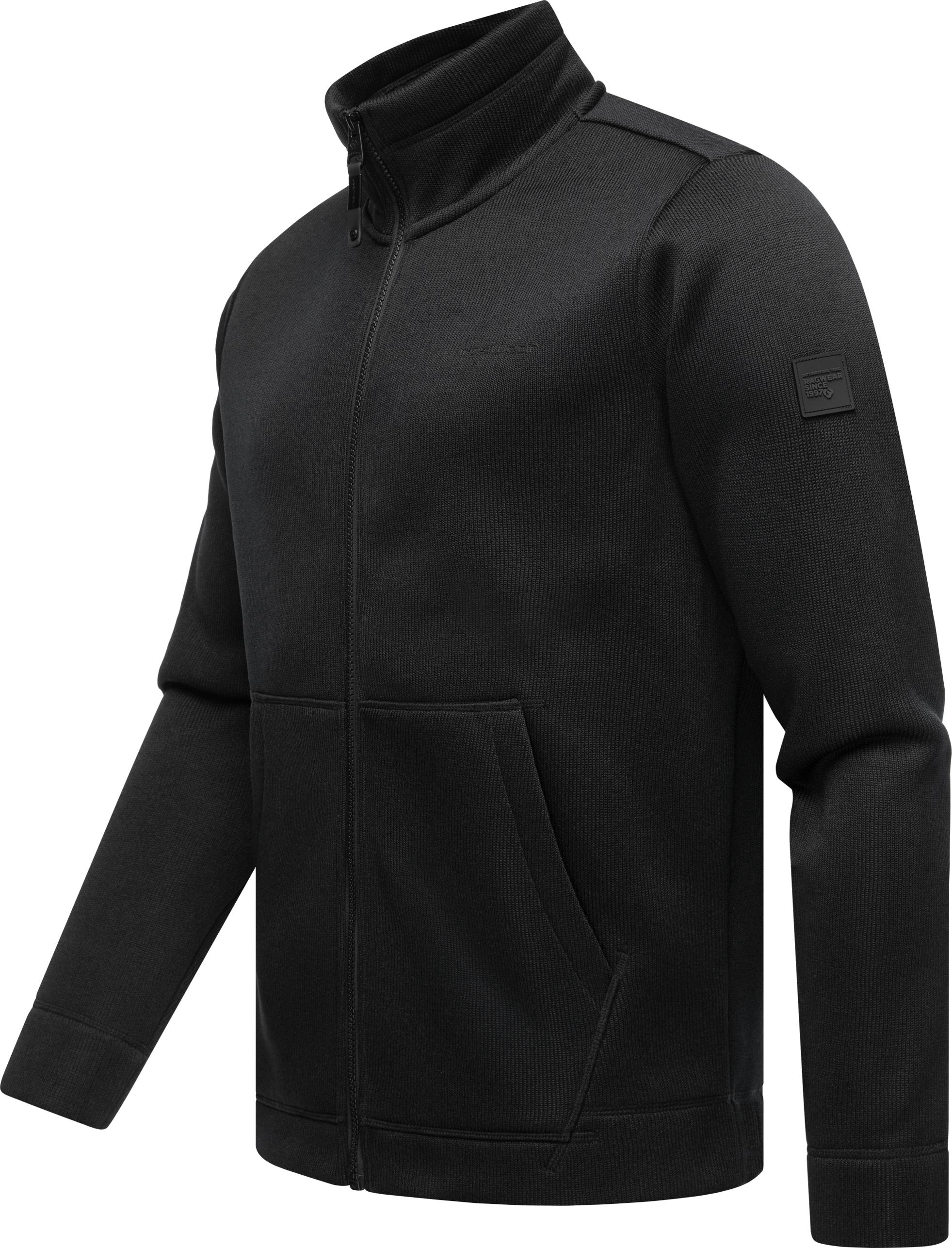 Ragwear Sweatjacke "Fabbian Collar", Herren Basic Feinstrick-Jacke günstig online kaufen