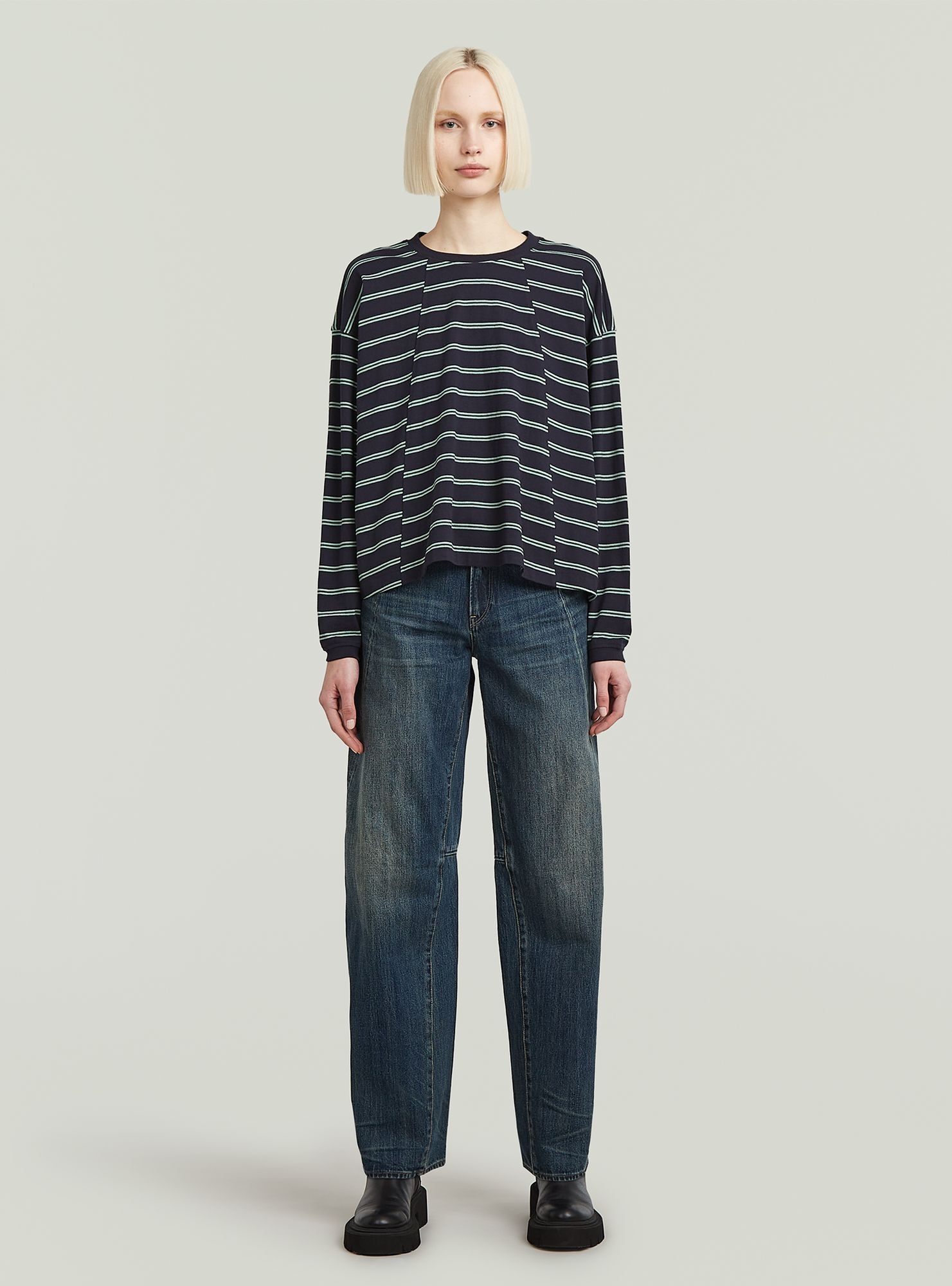 G-STAR T-Shirt »A-Line Stripe Oversized T-Shirt«