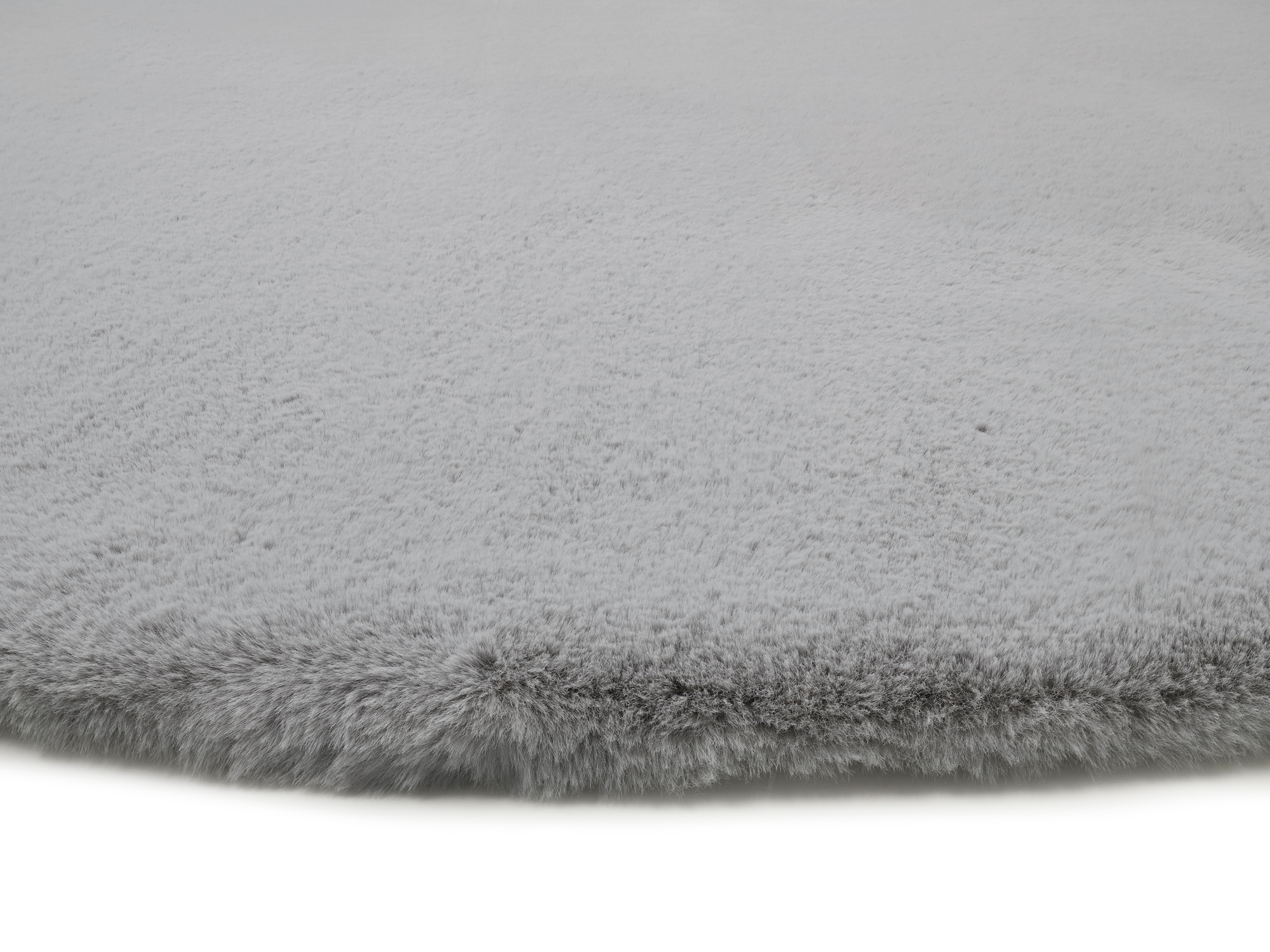 OCI DIE TEPPICHMARKE Teppich »ROCKY SOFT«, rund, 35 mm Höhe, Kunstfell, weich, kuschelig, maschinell gewebt, waschbar
