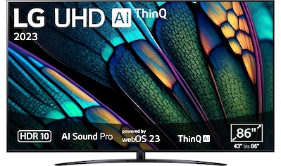 LED-Fernseher »86UR81006LA«, 218 cm/86 Zoll, 4K Ultra HD, Smart-TV, UHD,α7 Gen6 4K...