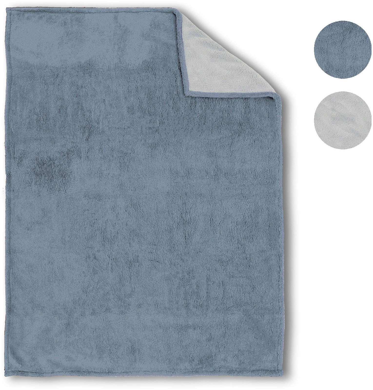 Biberna Tagesdecke »Tagesdecke Sherpa«, Kuscheldecke, superweiche + warme Sherpa Wende-Decke