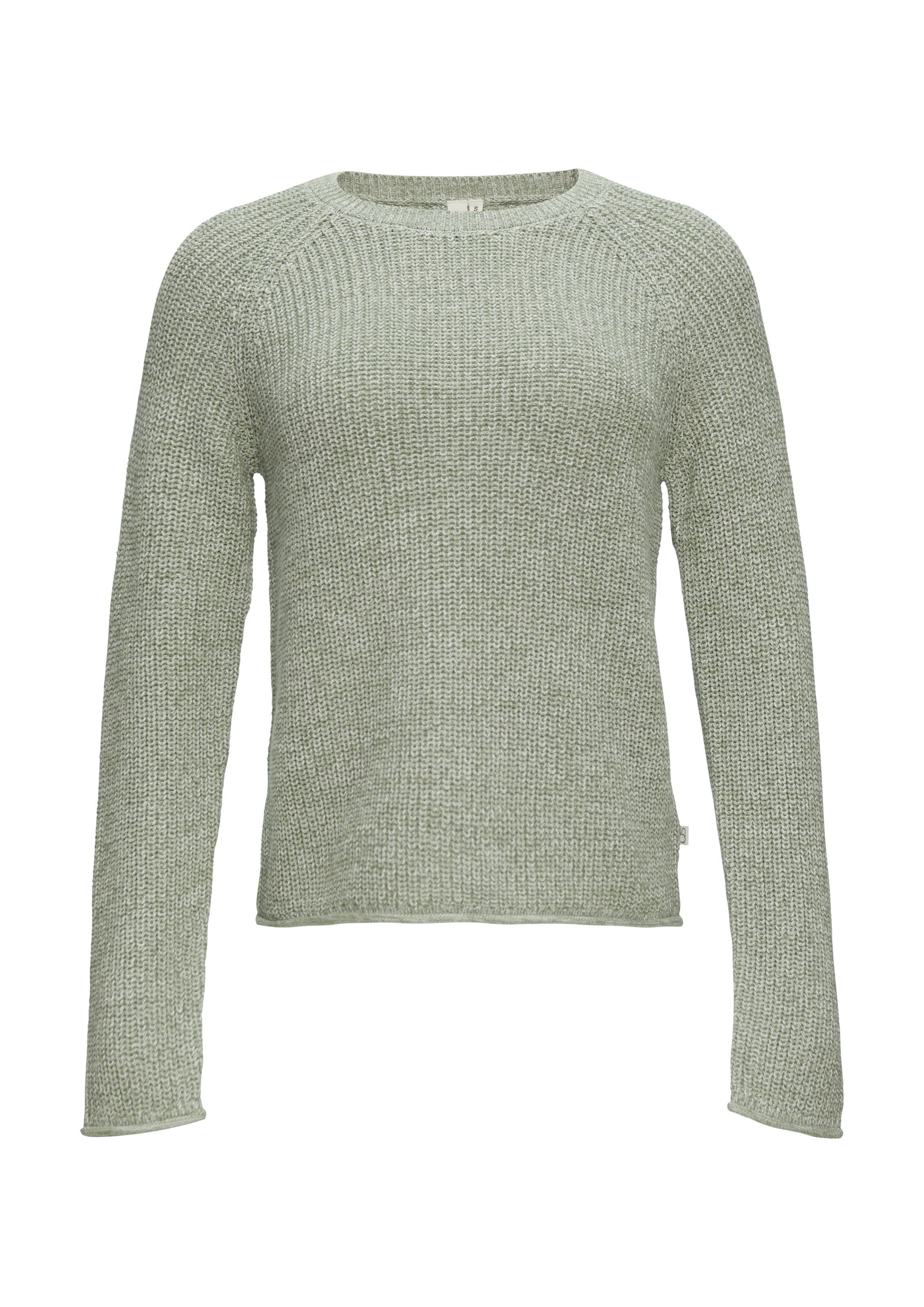 QS Strickpullover, mit Rundhalsausschnitt