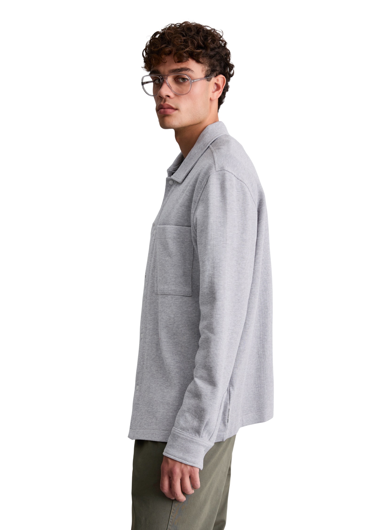 Marc O'Polo DENIM Kurzjacke »in schwerer Bio-Baumwoll-Qualität« ohne Kapuze