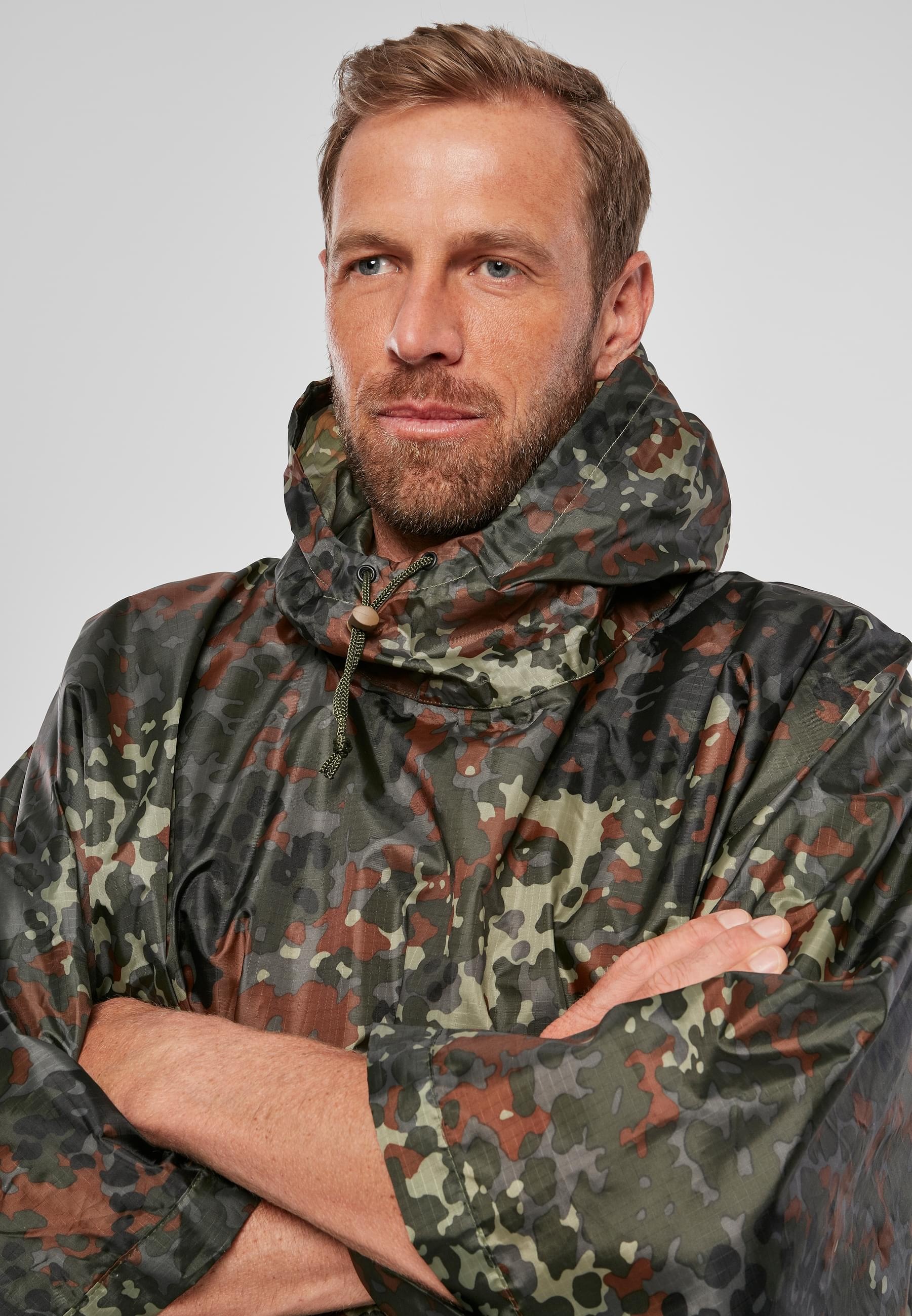 Brandit Allwetterjacke »Brandit Herren Ripstop Poncho«, (1 St.), ohne Kapuze