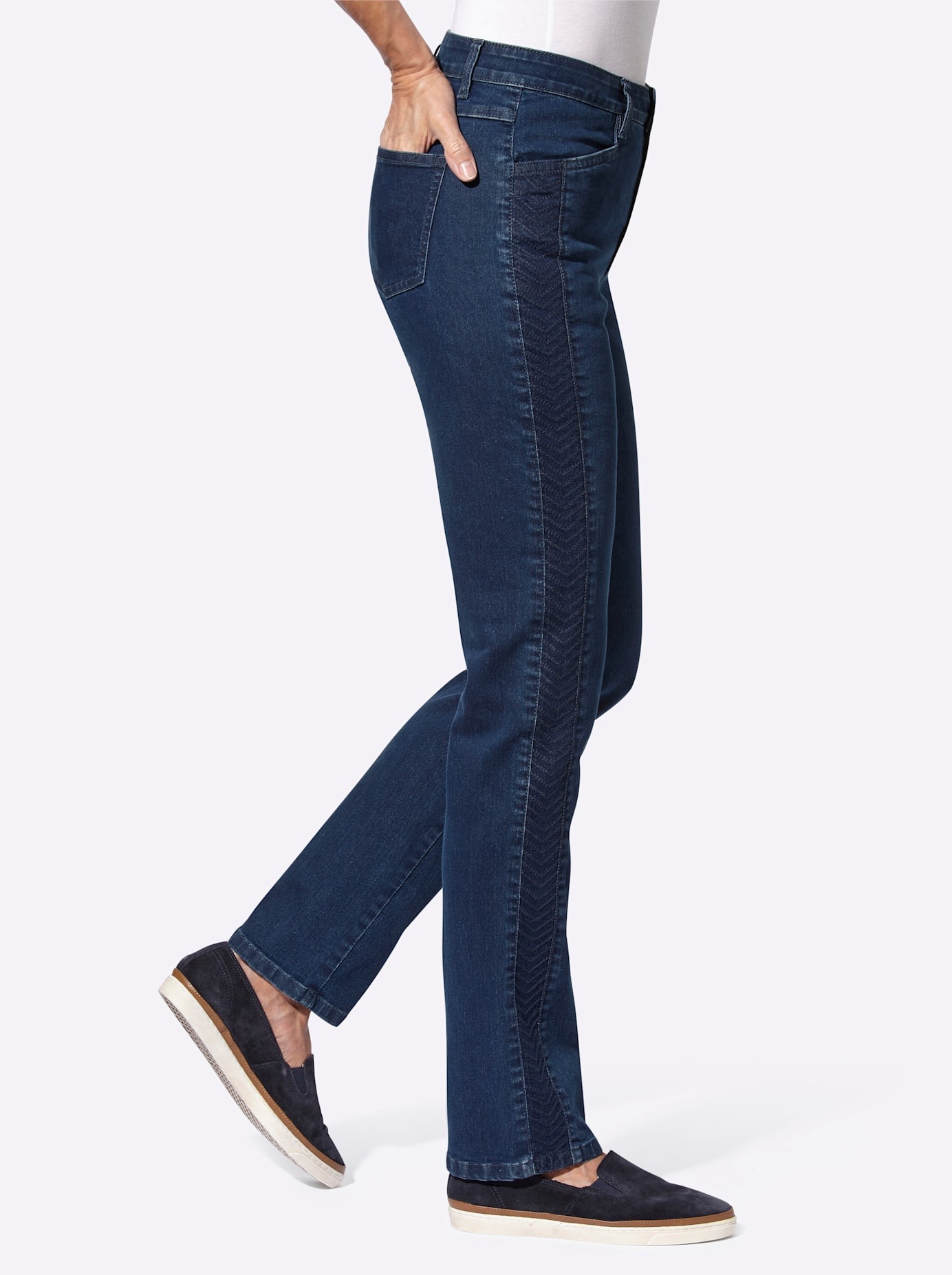 Casual Looks Bequeme Jeans, (1 tlg.)