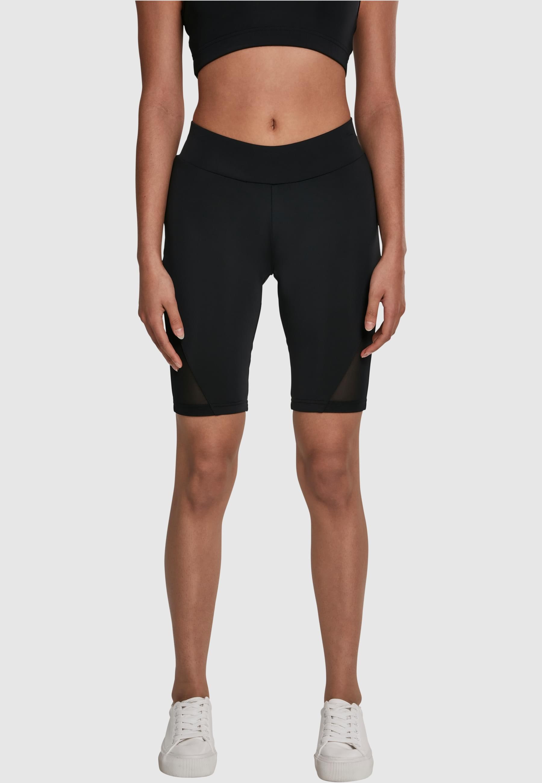URBAN CLASSICS Stoffhose »Urban Classics Damen Ladies Tech Mesh Cycle Shorts«, (1 tlg.)