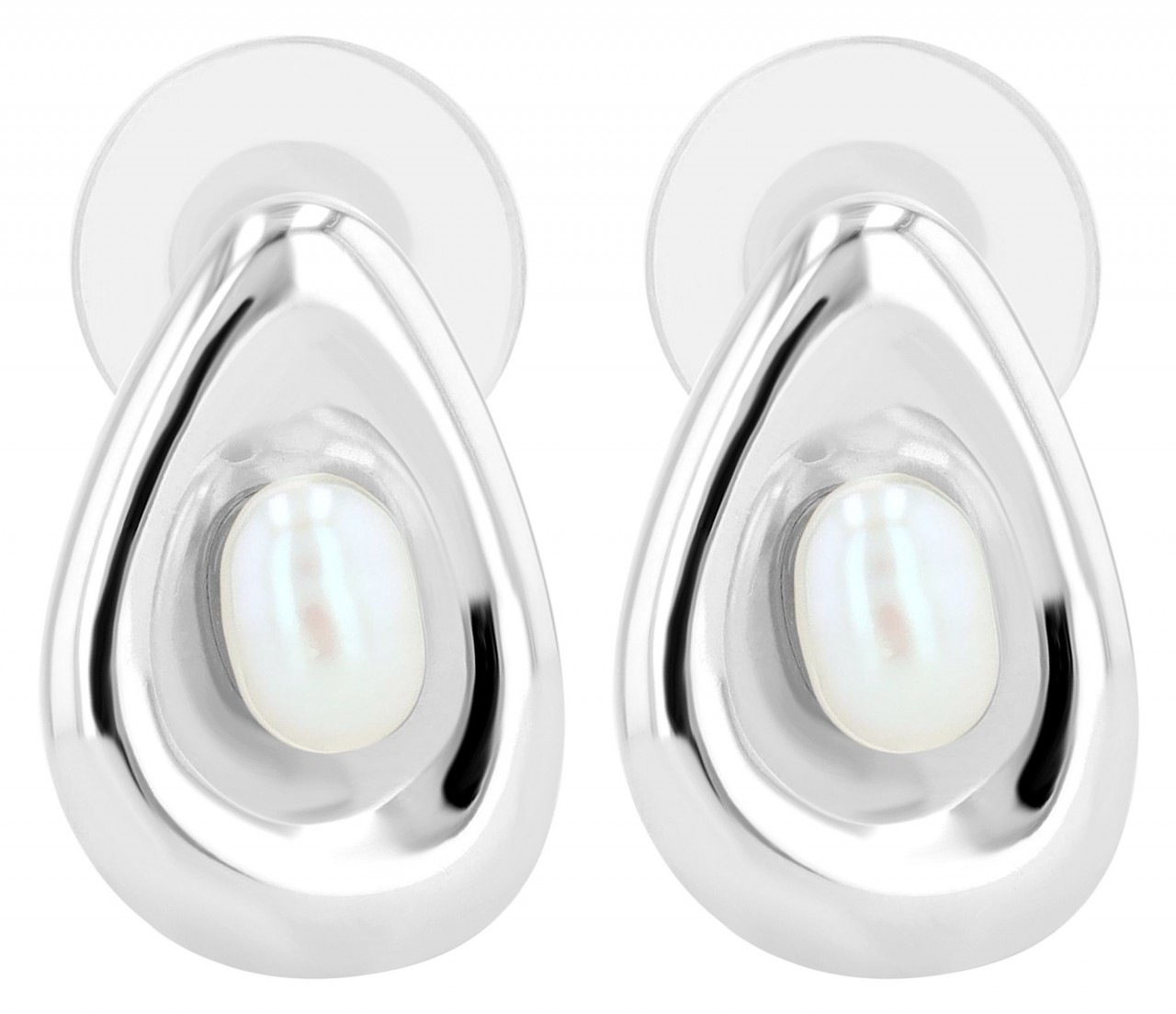 Adelia´s Paar Ohrhänger »Damen Ohrstecker aus 925 Sterling Silber und Perle«