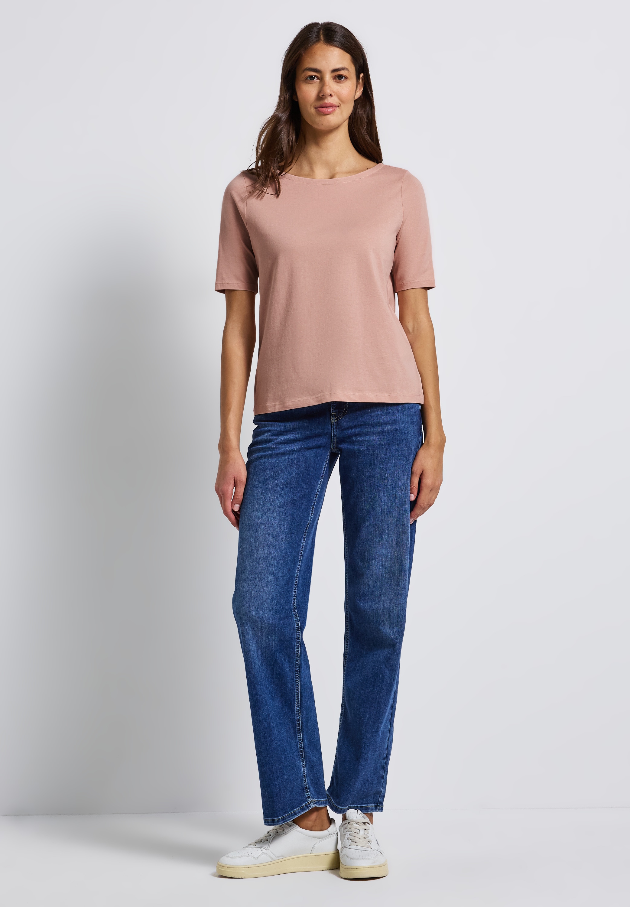 STREET ONE T-Shirt, aus reiner Baumwolle