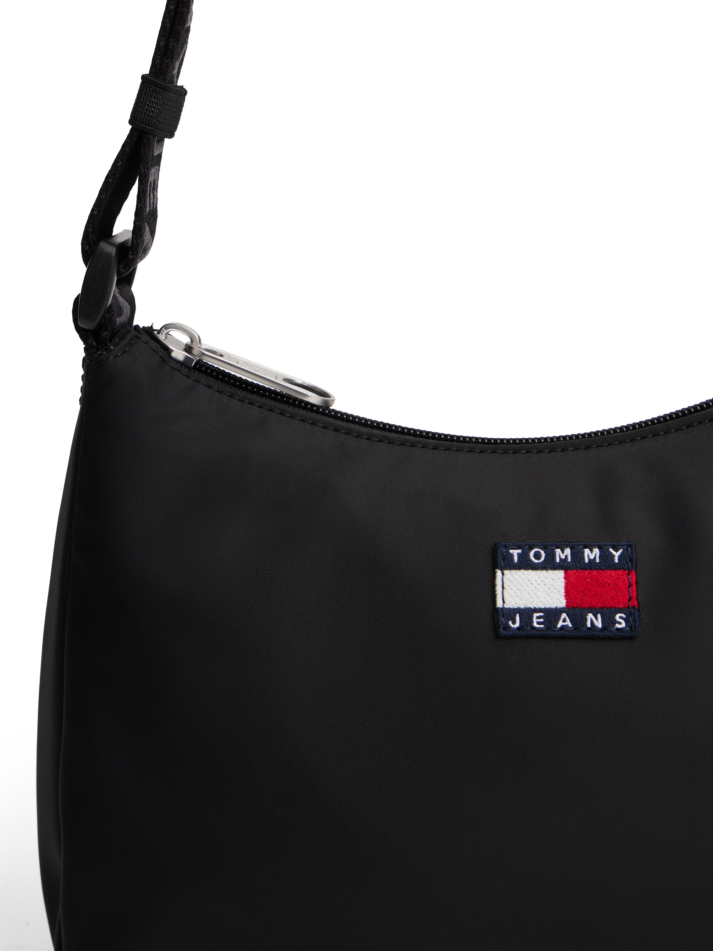 Tommy Jeans Schultertasche »TJW ESS DAILY SHOULDER BAG«, Damen Tragetasche mit logobedrucktem Riemen
