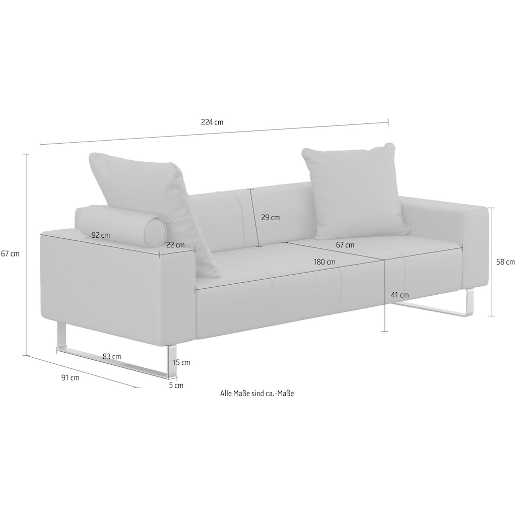 machalke® 2,5-Sitzer »groove«