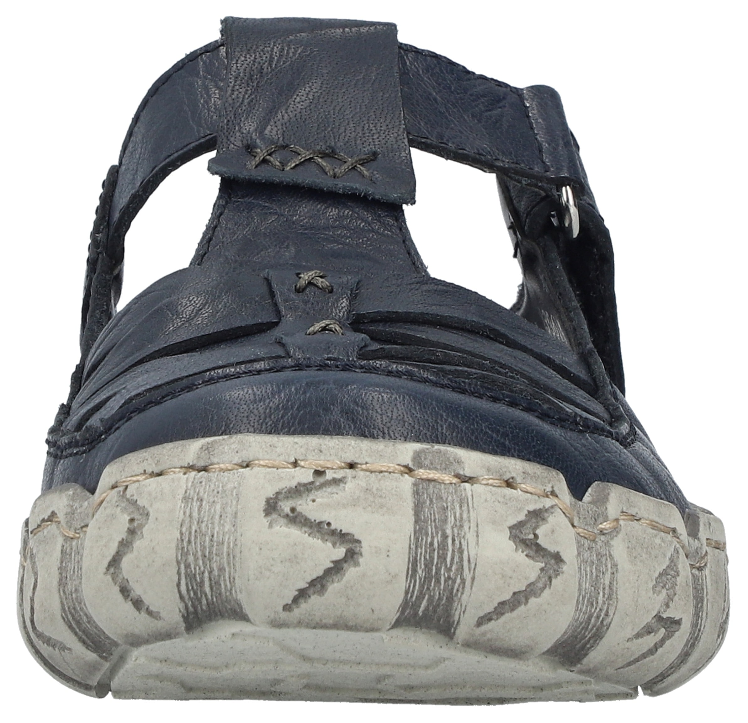 Rieker Clog  Sabot, Sommerschuh, Schlappen, Hausschuh mit Ziernähten