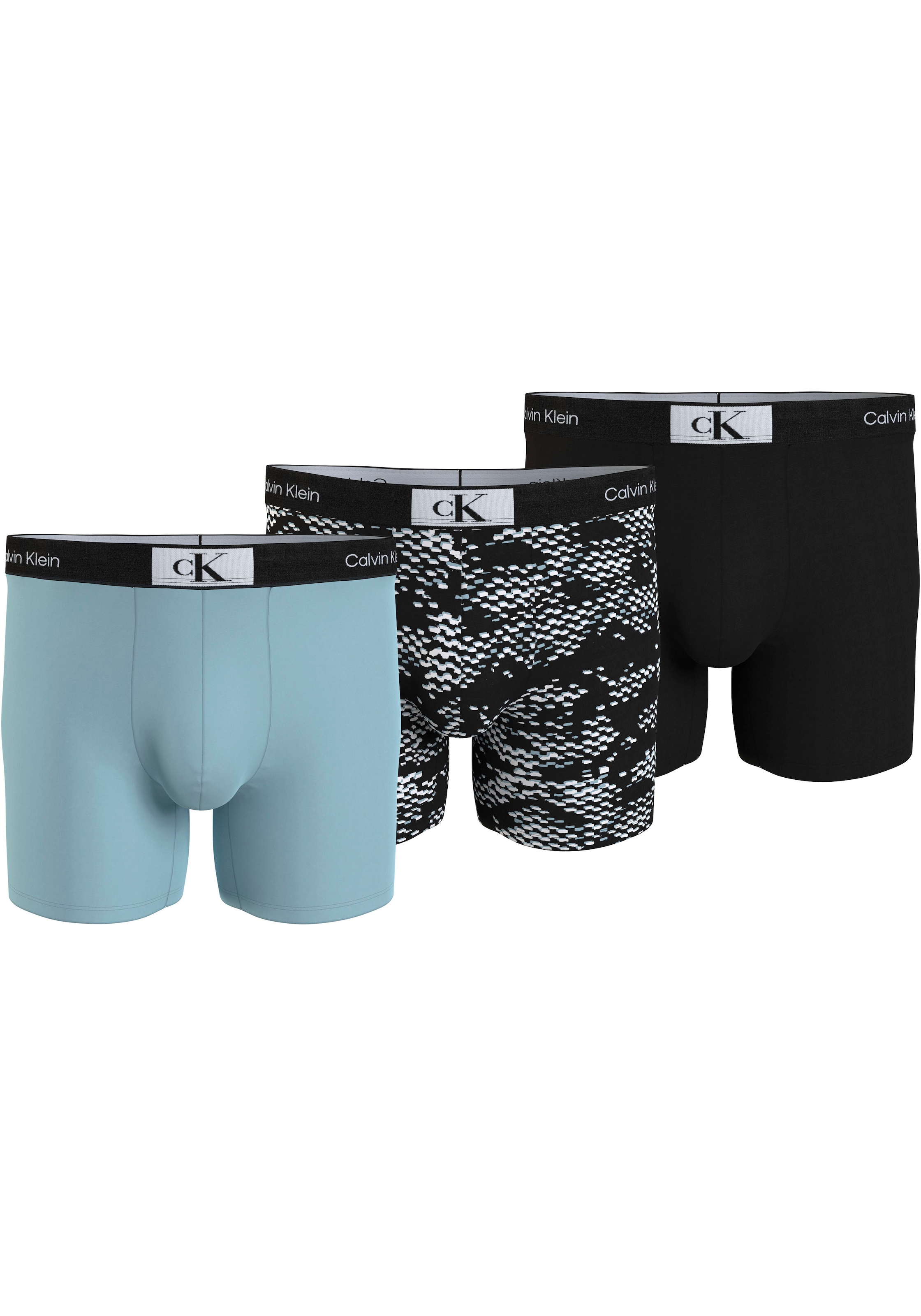 Calvin Klein Underwear Boxershorts »BOXER BRIEF 3PK«, (Packung, 3 St., 3er-Pack), mit Logo-Elastikbund