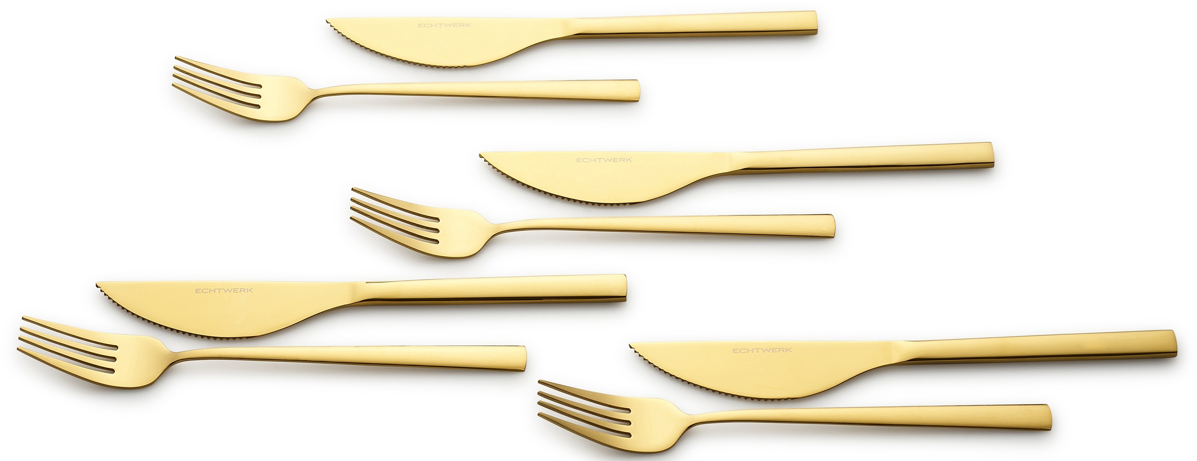 ECHTWERK Besteck-Set »Angelini«, (Set, 8 tlg.), für Pizza, Quiche, Flammkuchen