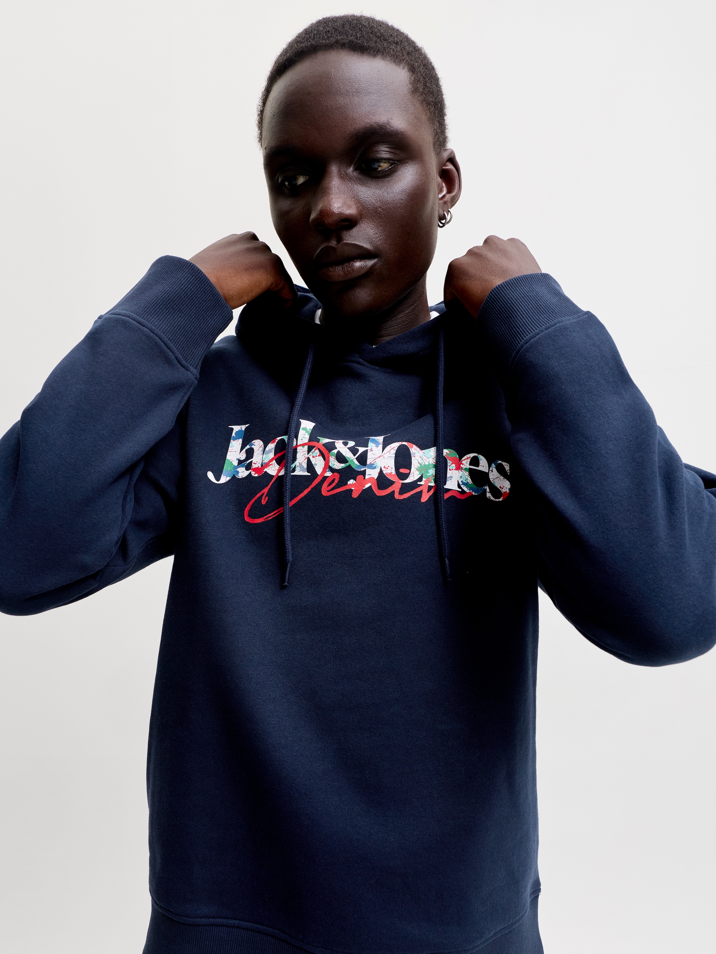 Jack & Jones Kapuzensweatshirt »JJTOM SWEAT HOOD«, Baumwollmischung, normal geschnitten
