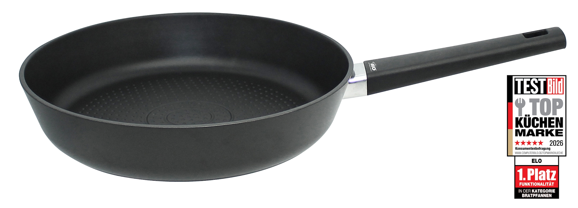 Elo Bratpfanne "Smart Wave" Aluminium 1 Stk. tlg. Für alle Herdarten geeignet, inkl. Induktion