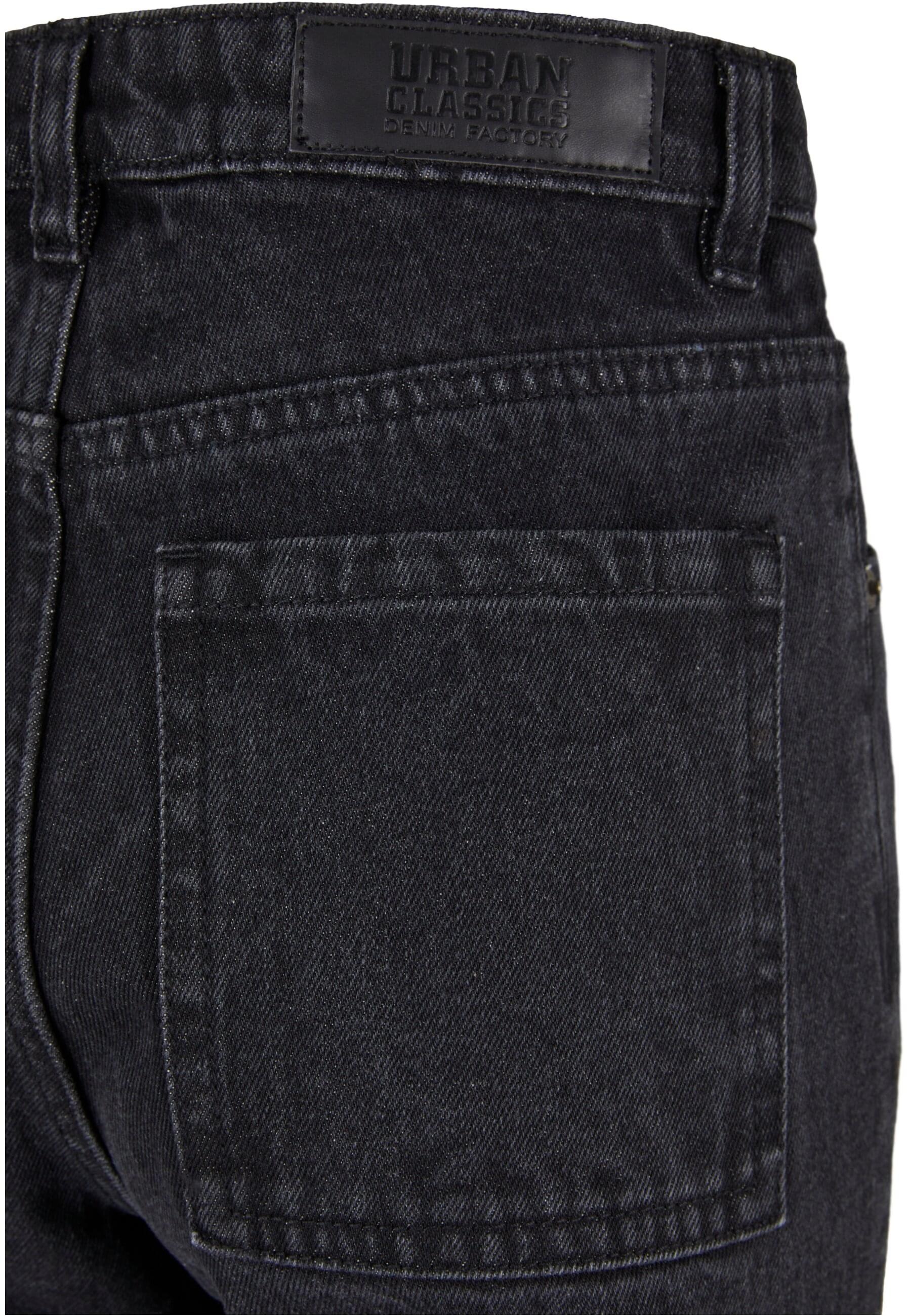 URBAN CLASSICS Bequeme Jeans »Urban Classics Damen Ladies Cropped Straight Leg Denim Pants«