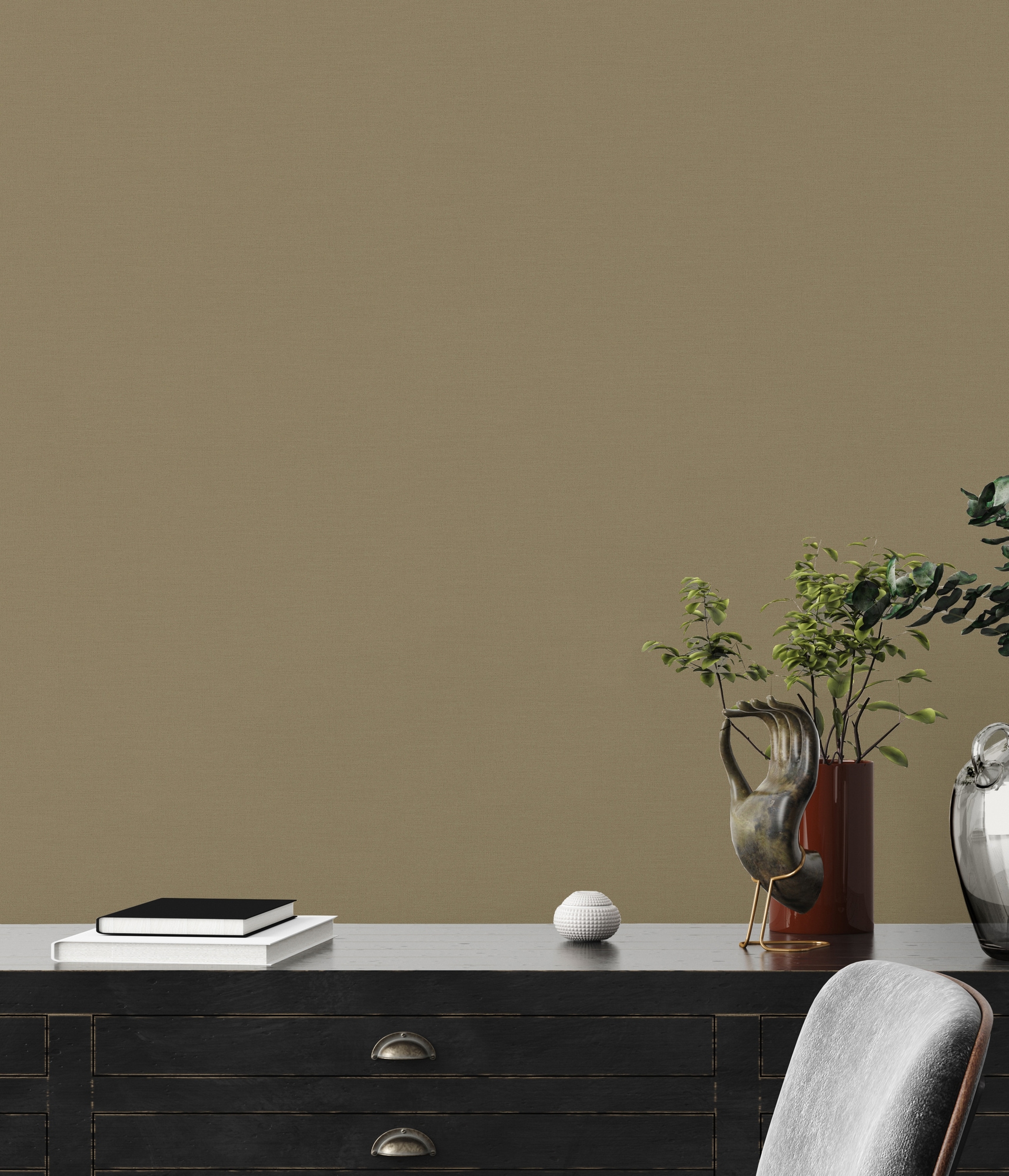 living walls Vliestapete »Botanik-Tapete Bunt Dschungel-Mustertapete« matt glatt