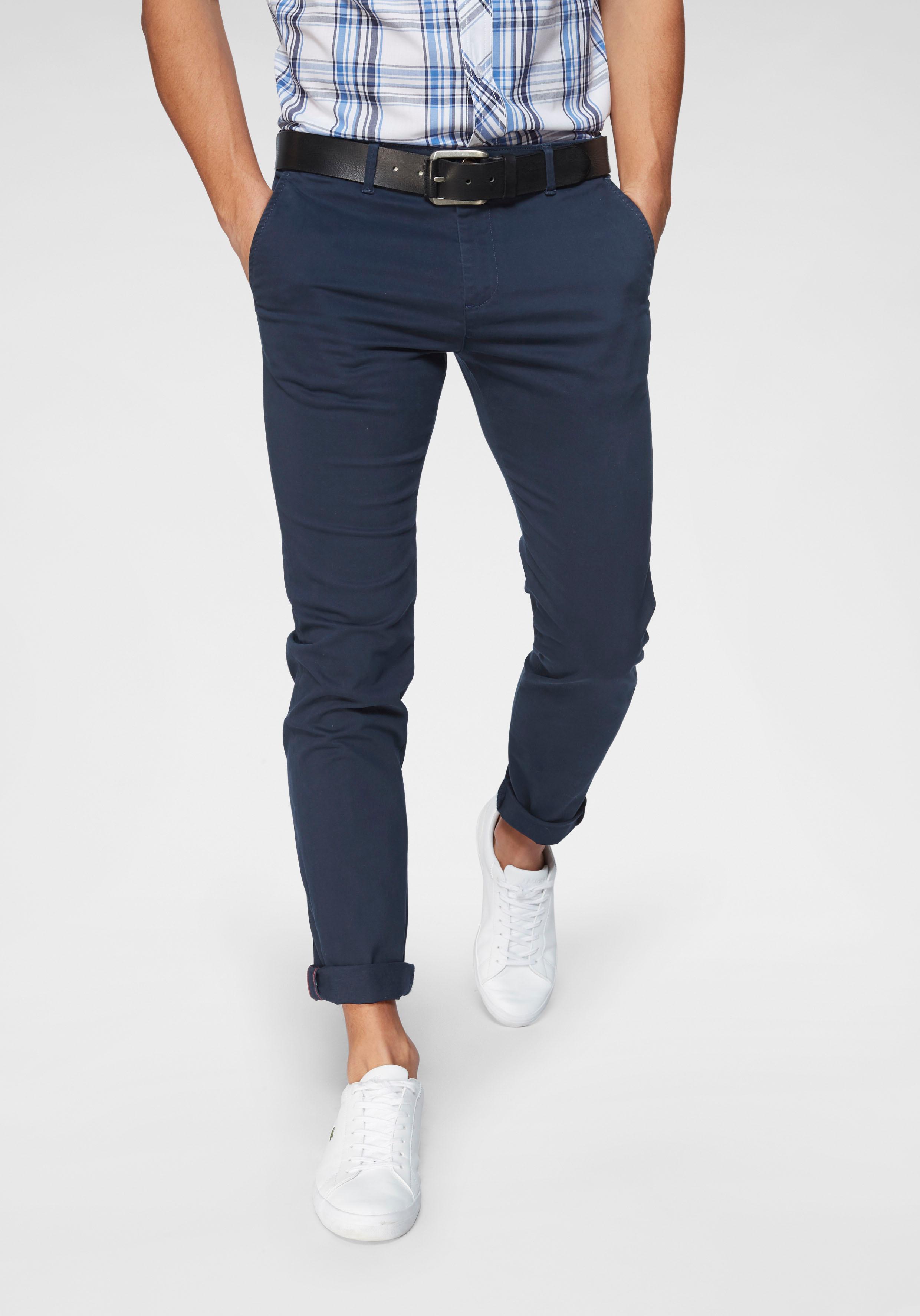 Jack & Jones "JJIMARCO mit Badge und hohem Tragekomfort" unifarben, modisch, slim fit, Baumwollmischung